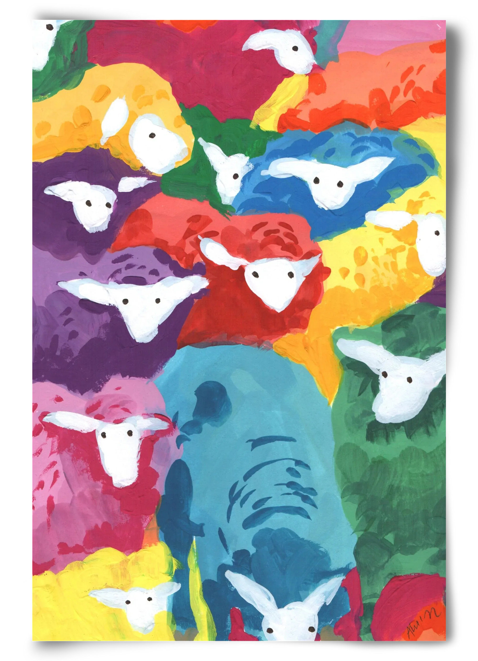 Colorful Sheep Cocktail - artbridge