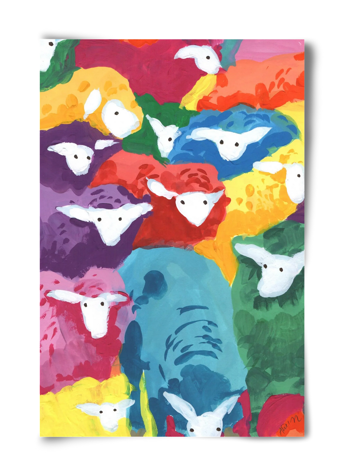 Colorful Sheep Cocktail - artbridge