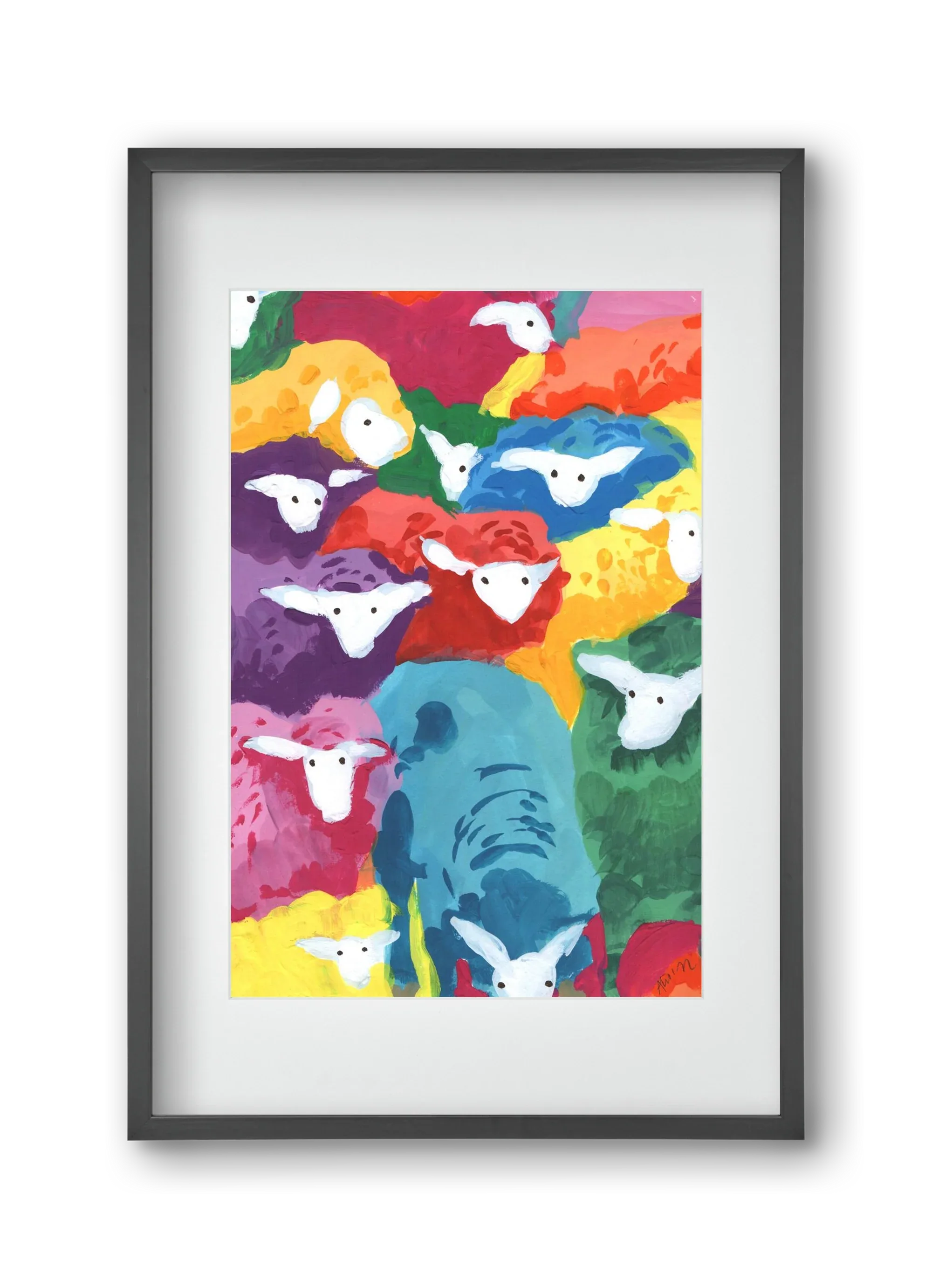 Colorful Sheep Cocktail - artbridge