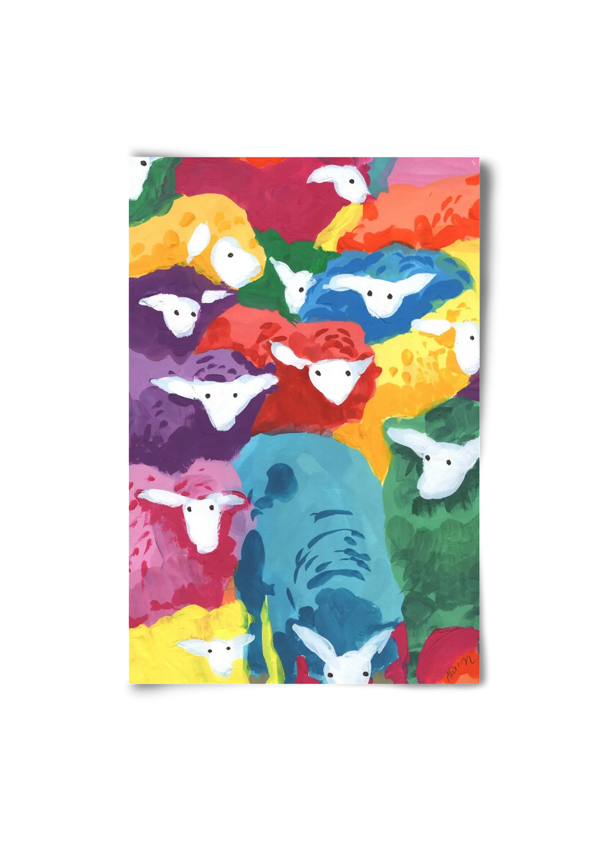 Colorful Sheep Cocktail - artbridge