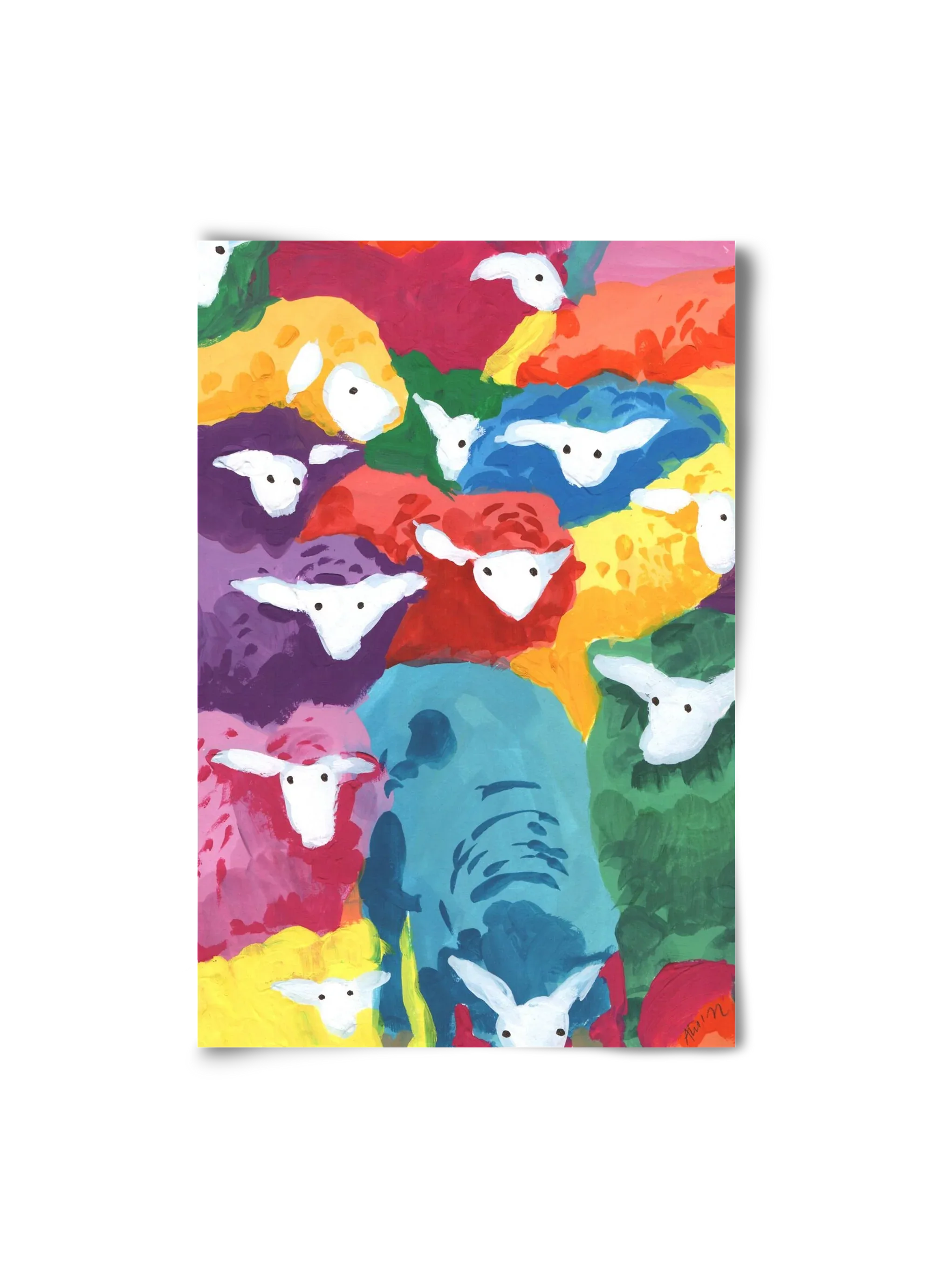 Colorful Sheep Cocktail - artbridge