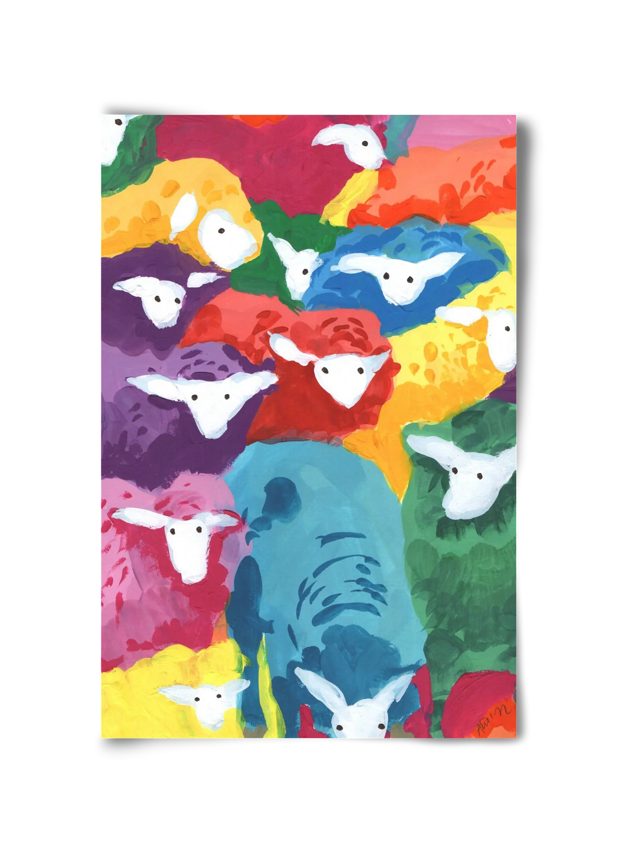 Colorful Sheep Cocktail - artbridge