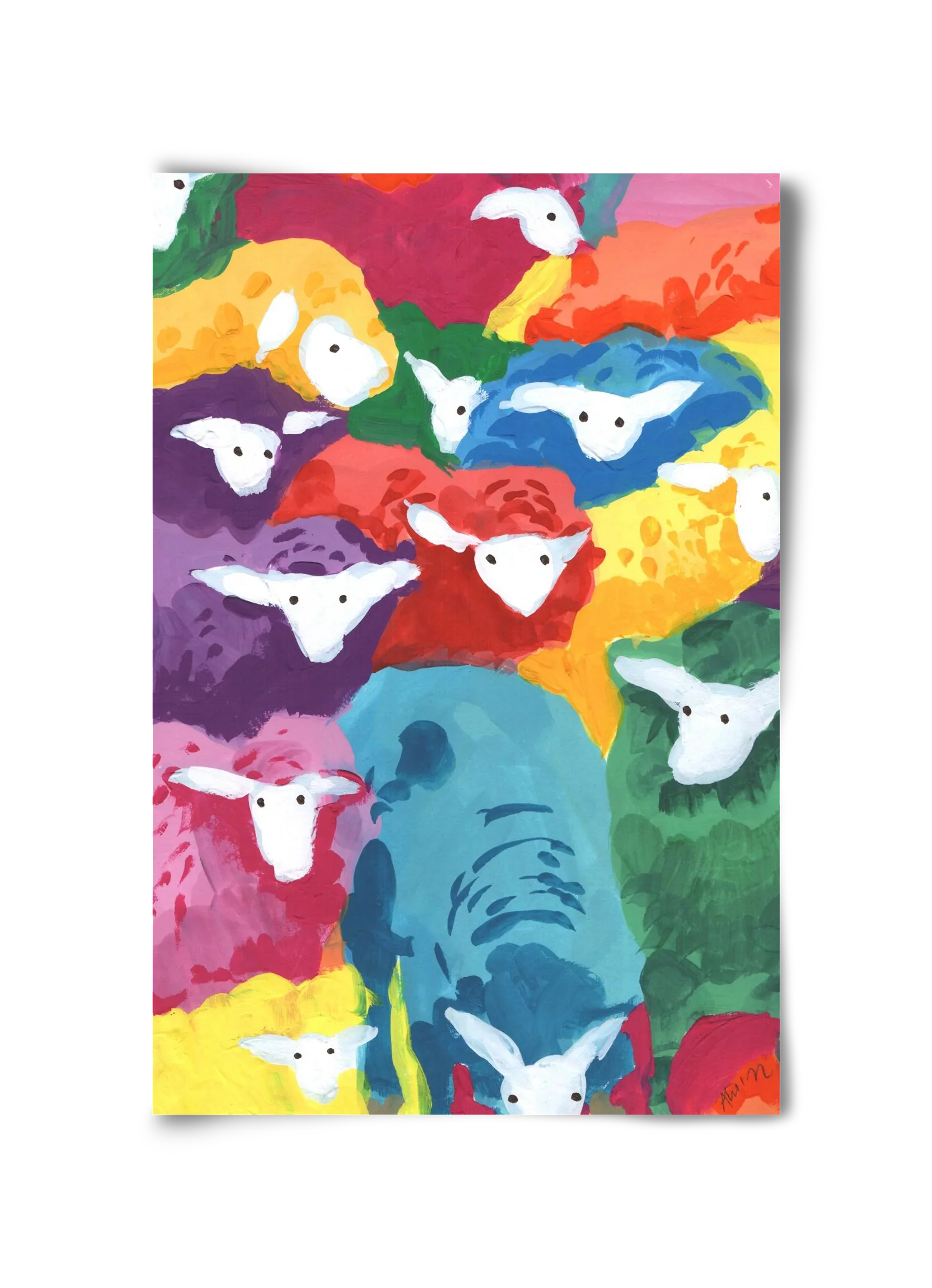 Colorful Sheep Cocktail - artbridge
