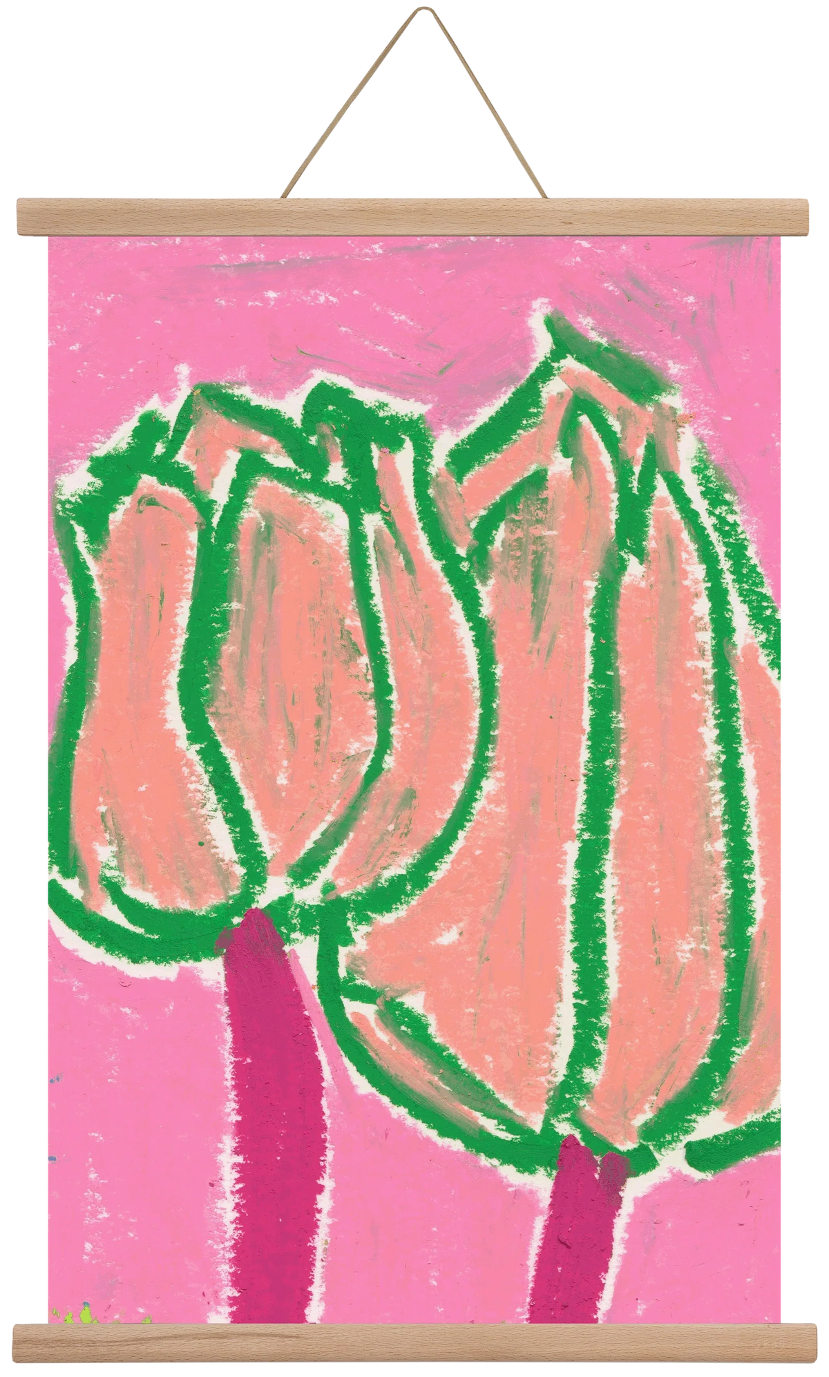 Pink tulips - artbridge
