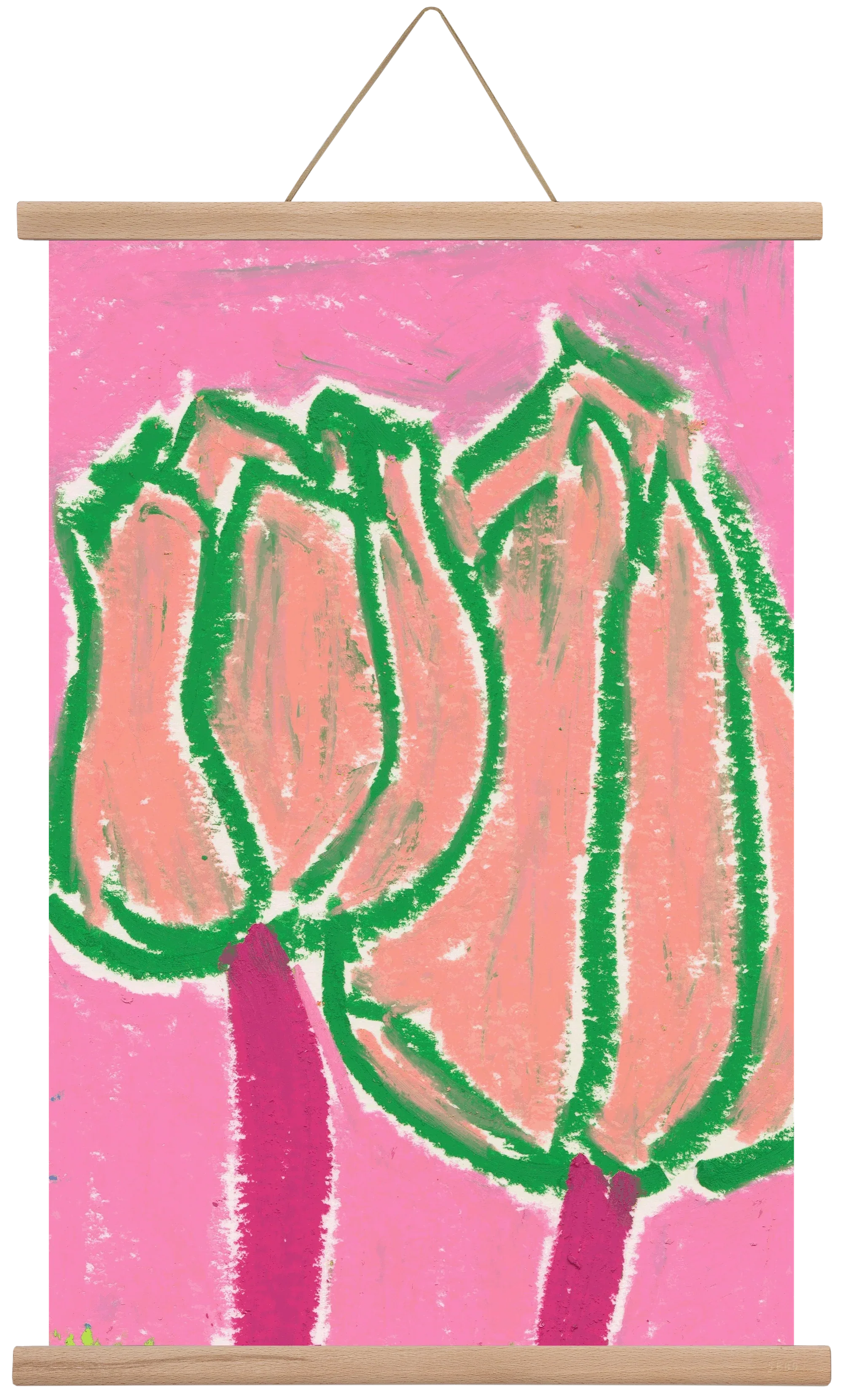 Pink tulips - artbridge