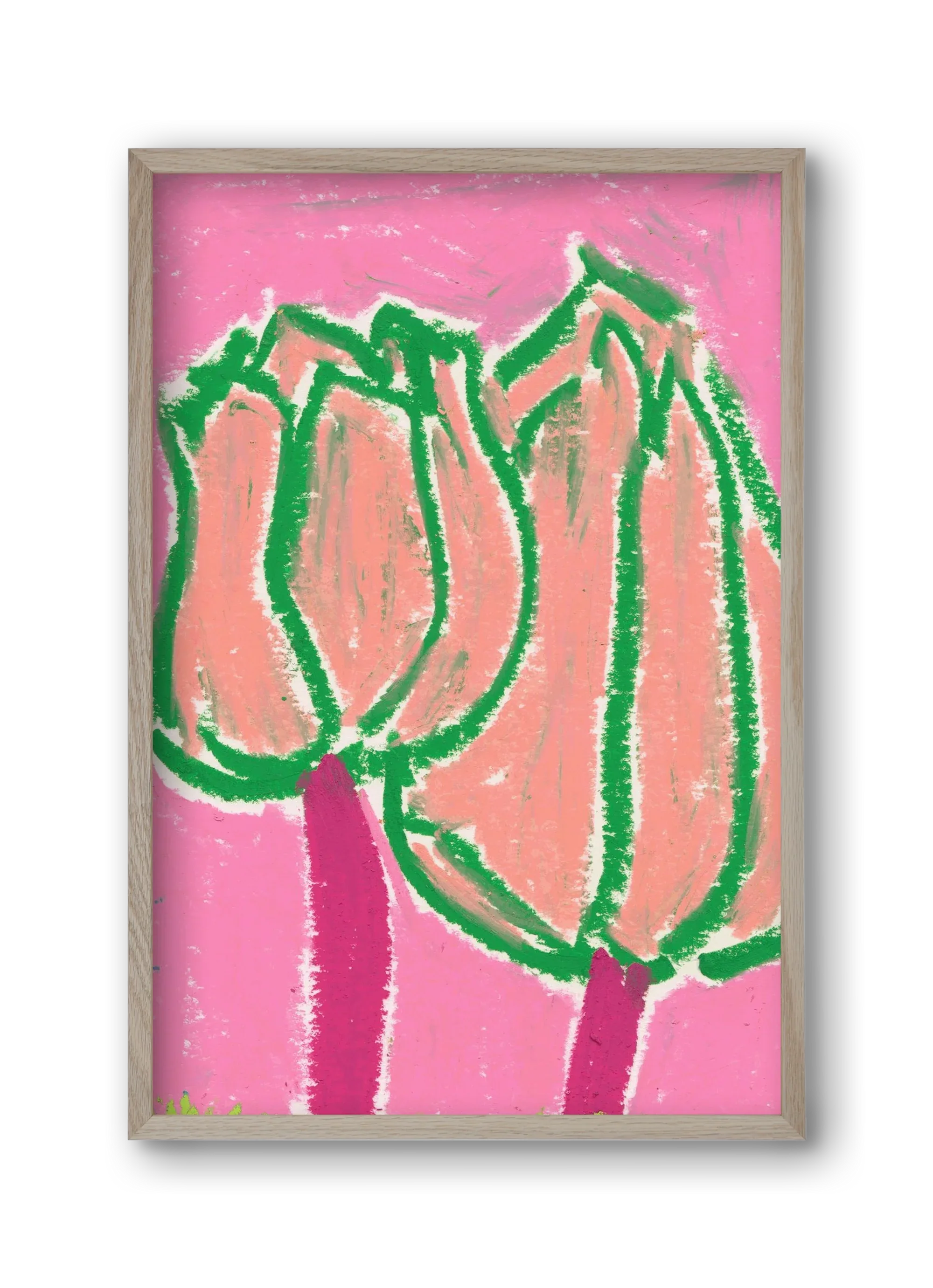 Pink tulips - artbridge