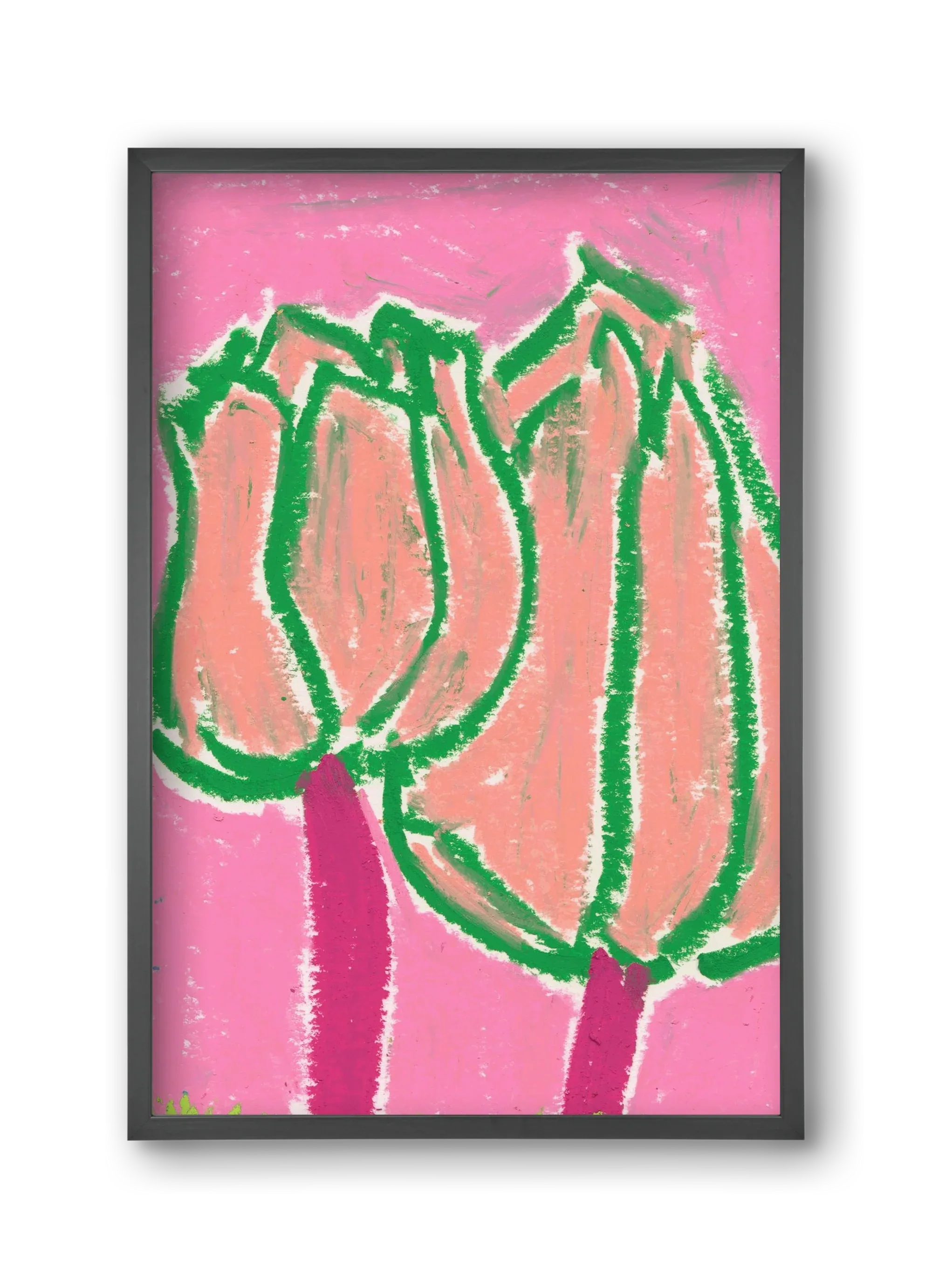 Pink tulips - artbridge