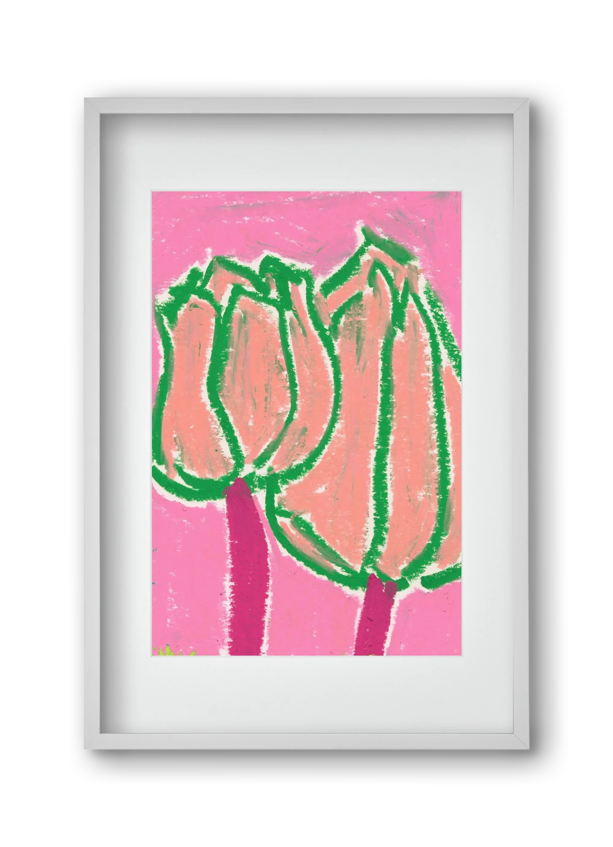 Pink tulips - artbridge