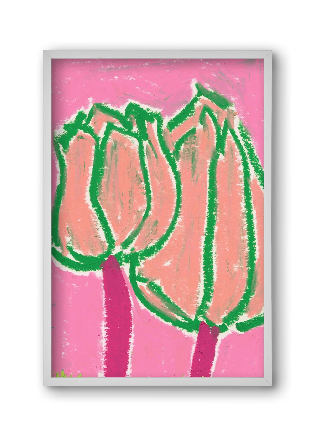 Pink tulips - artbridge
