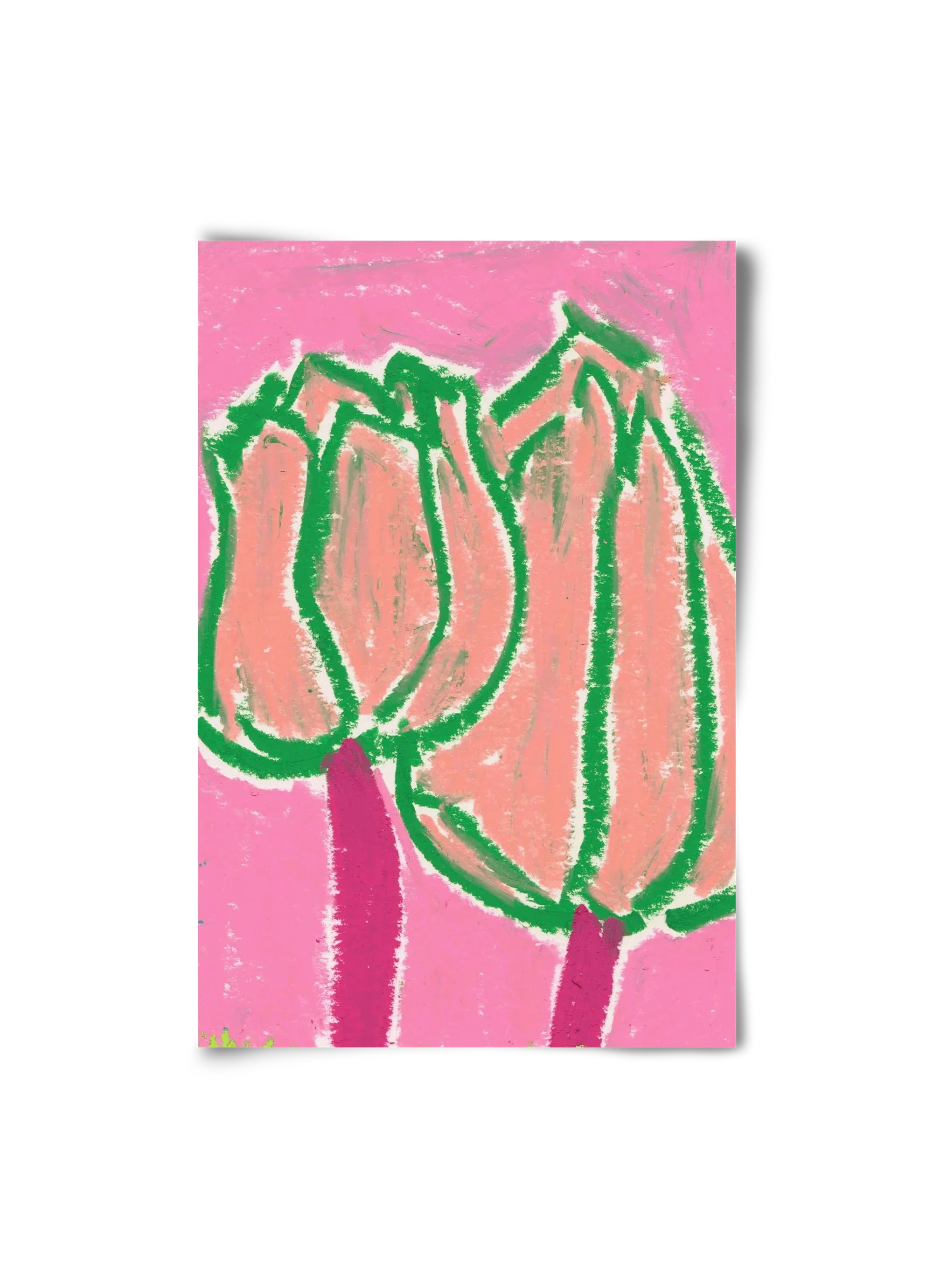 Pink tulips - artbridge