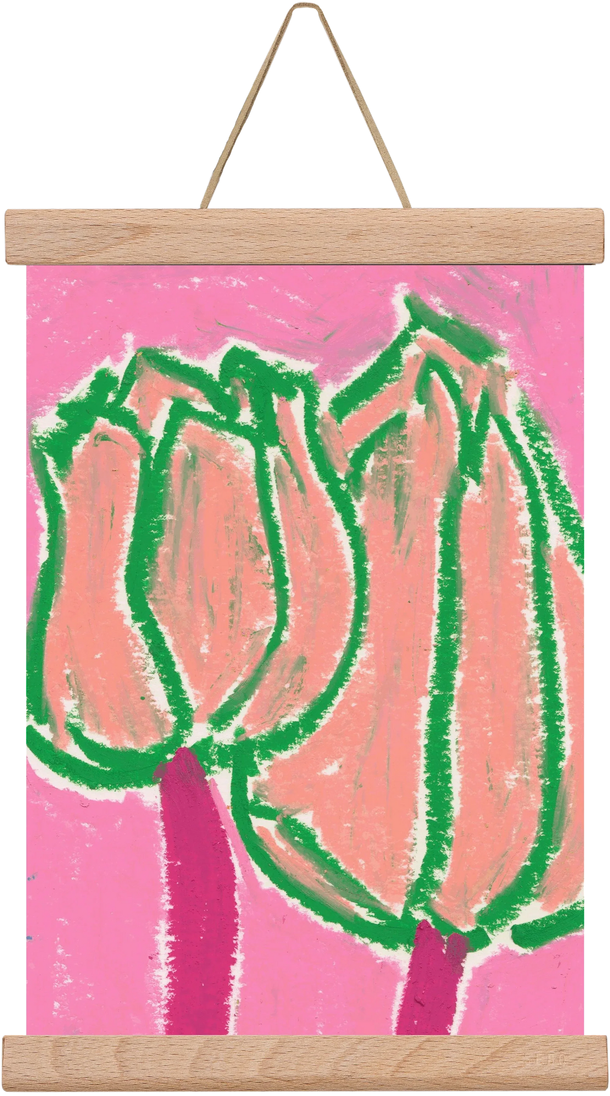 Pink tulips - artbridge