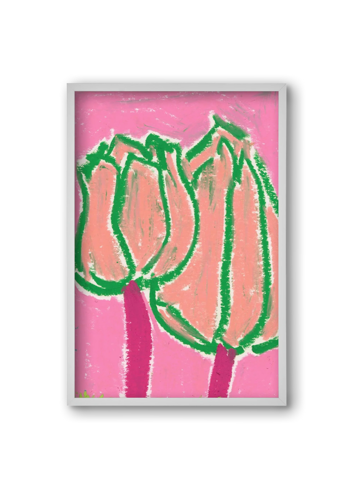 Pink tulips - artbridge