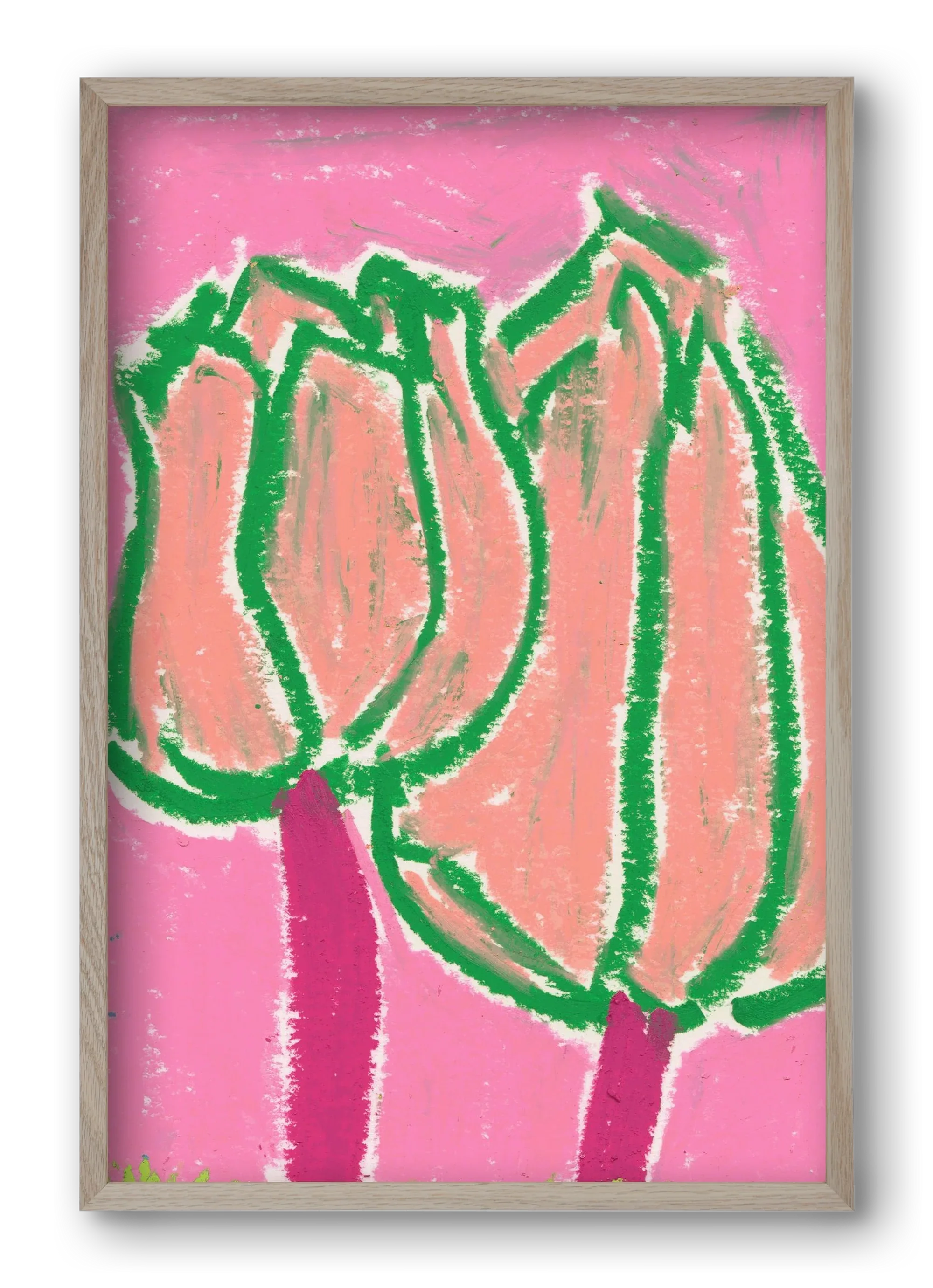 Pink tulips - artbridge