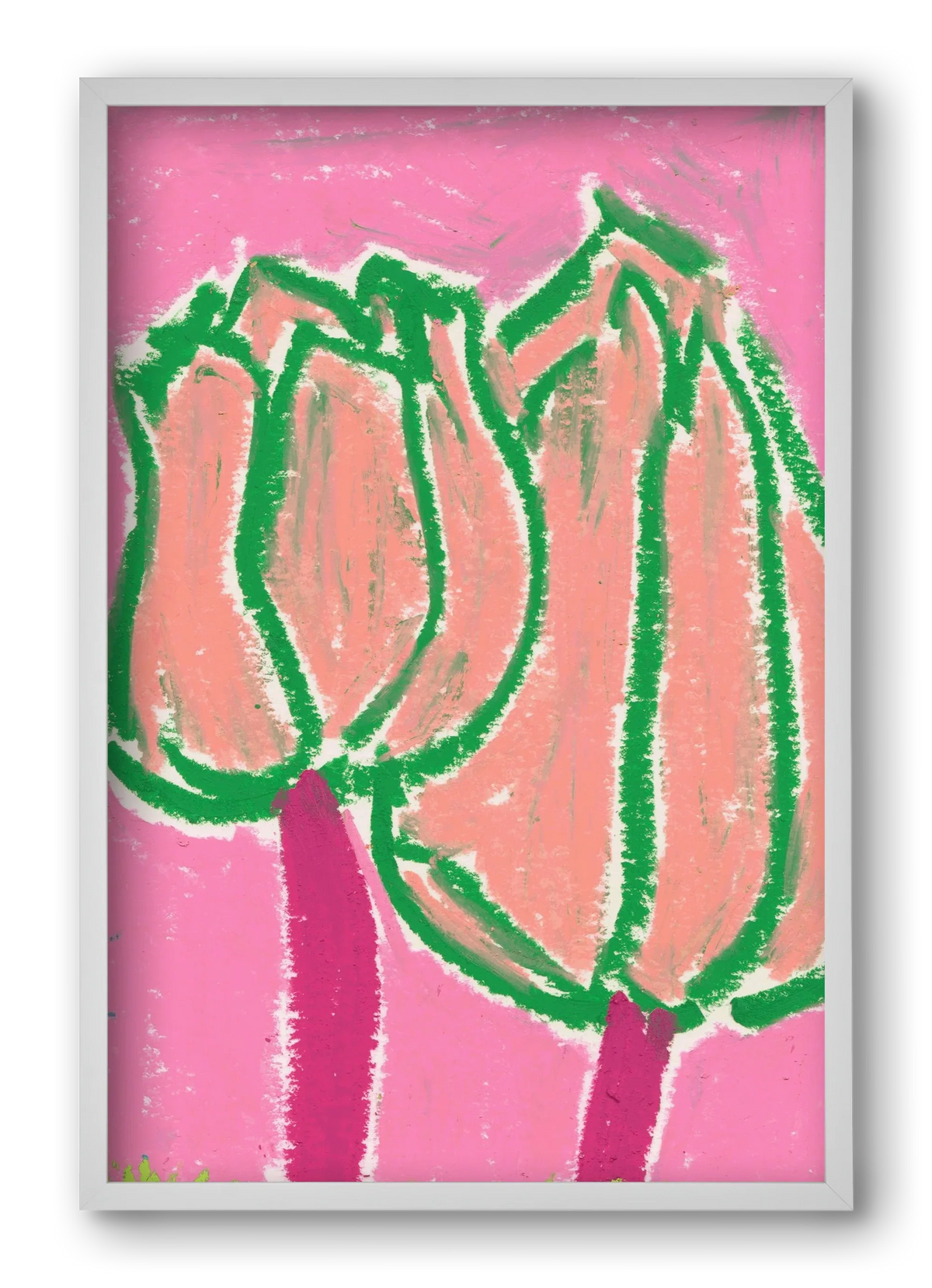 Pink tulips - artbridge