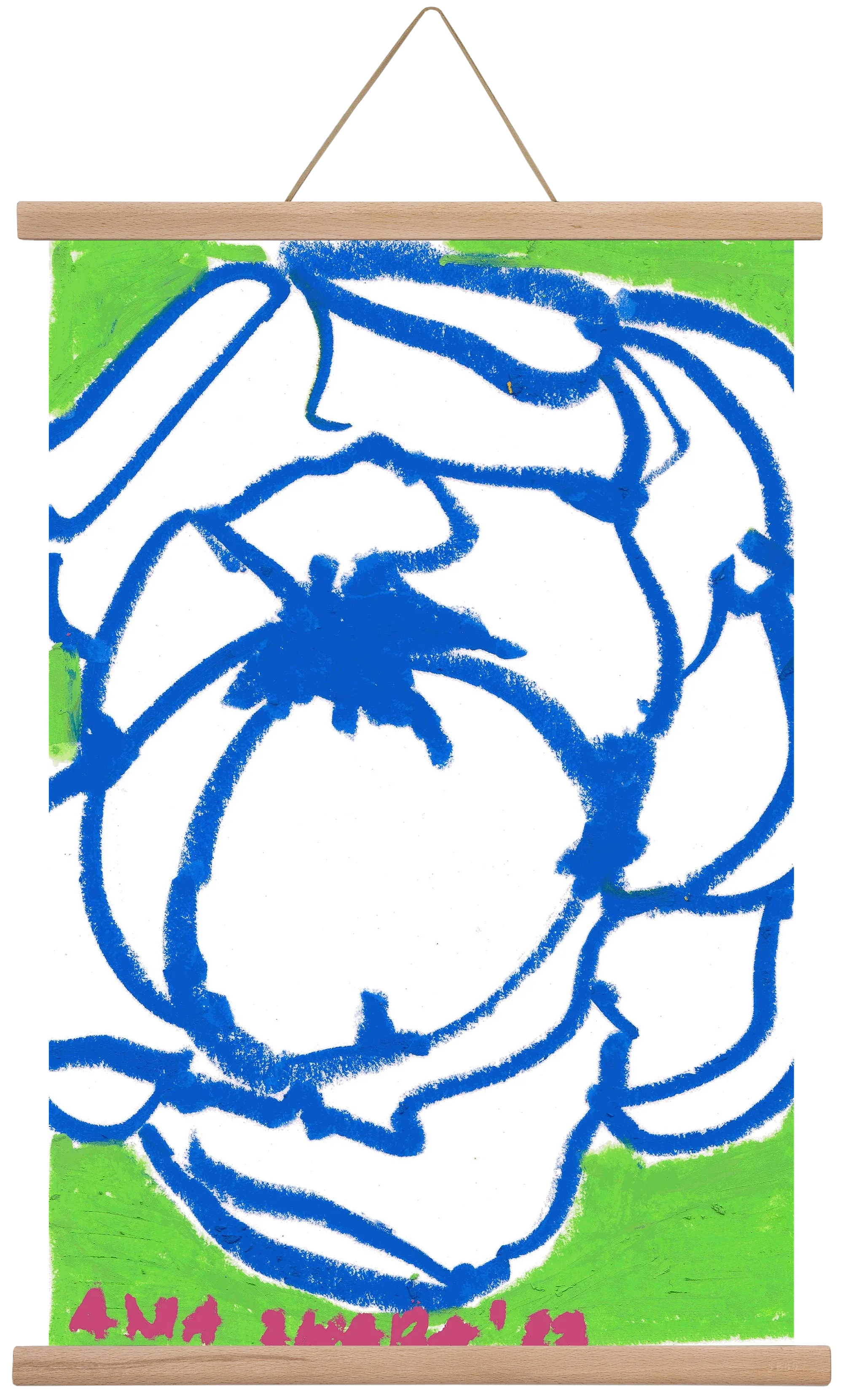 Blue peony - artbridge