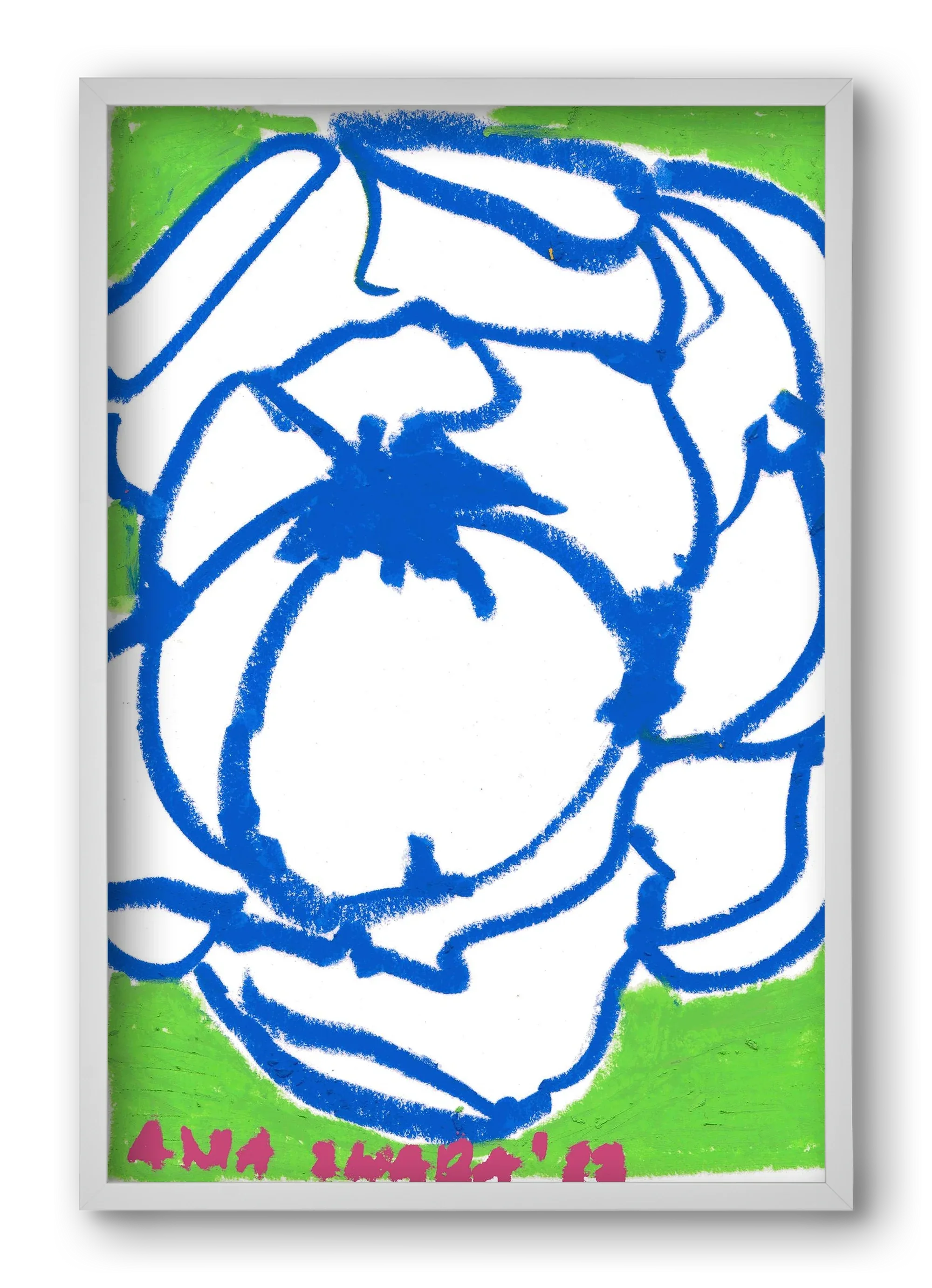 Blue peony - artbridge