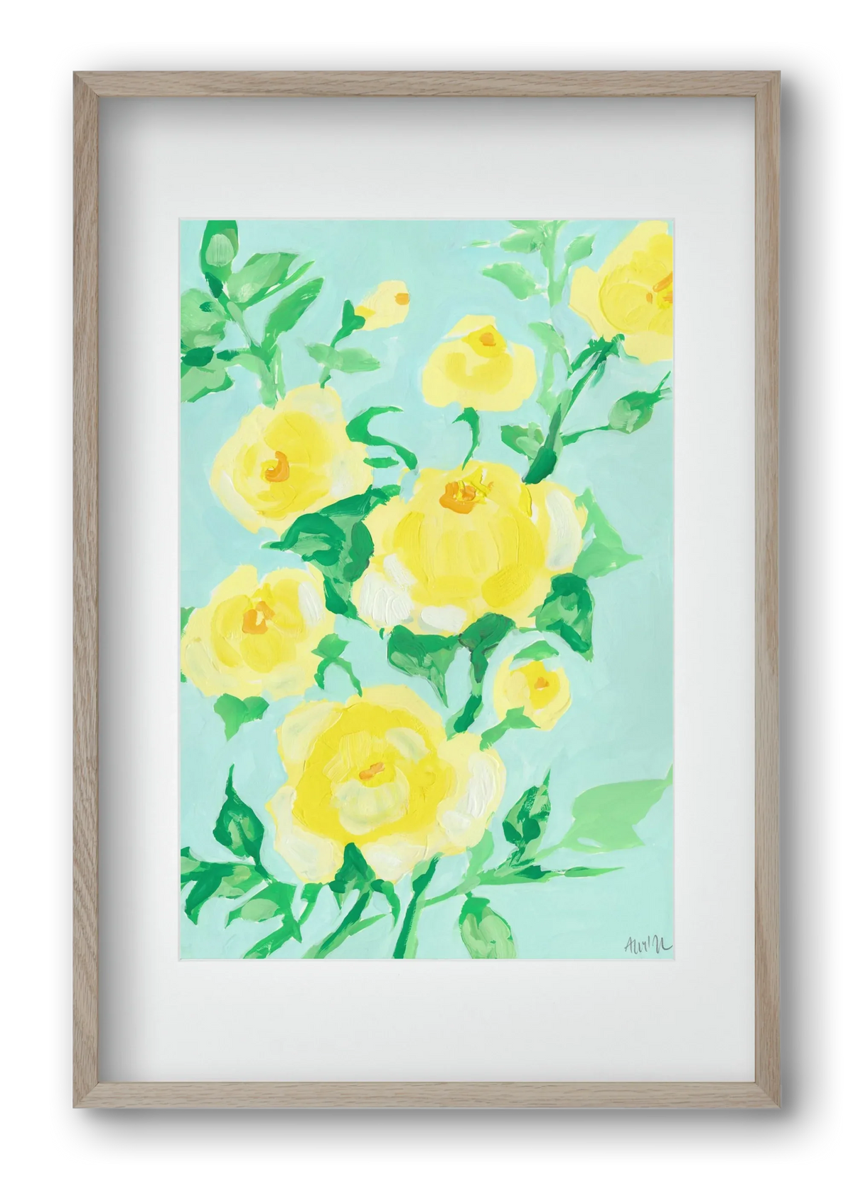 Lemon roses - artbridge