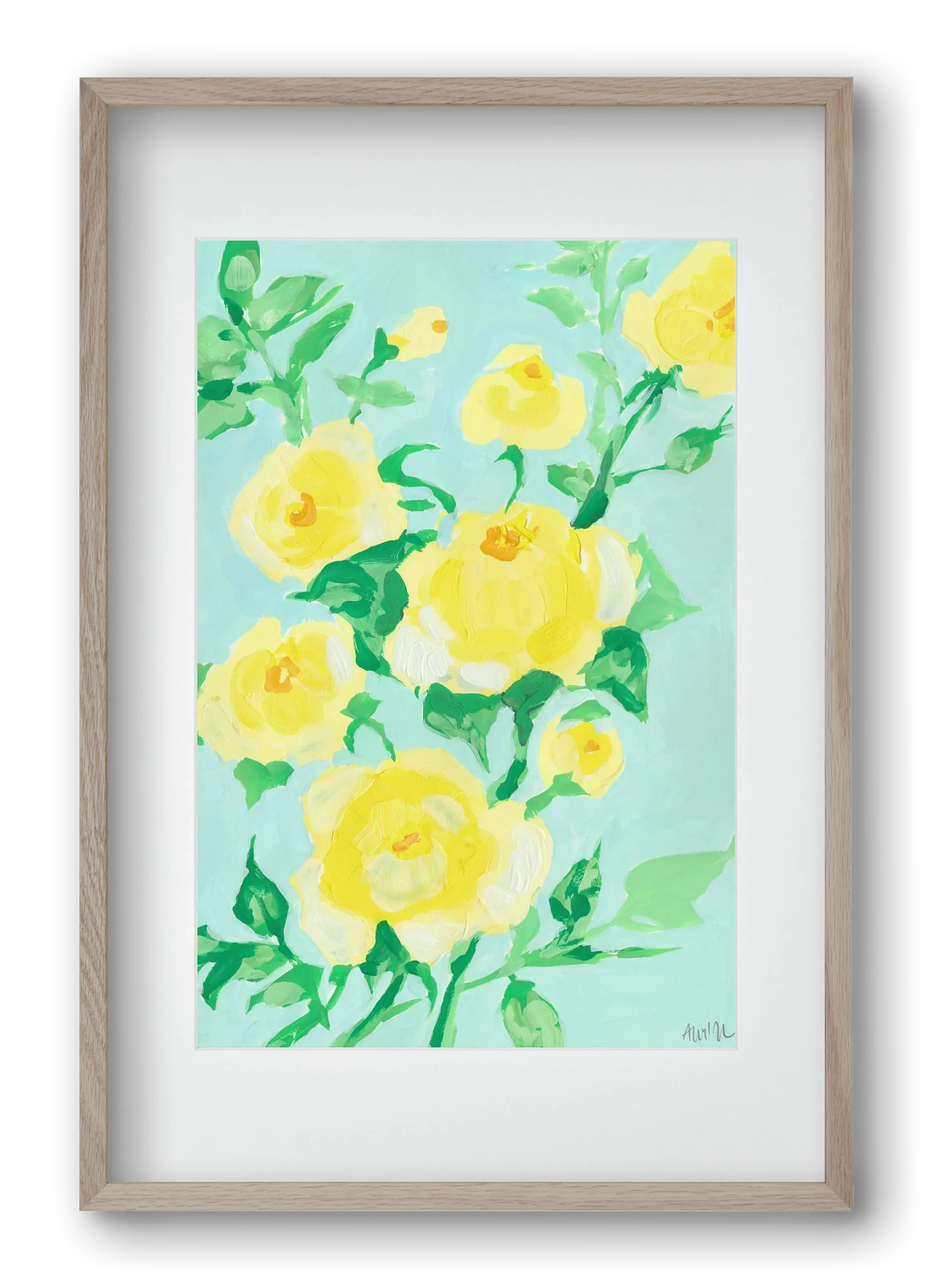 Lemon roses - artbridge