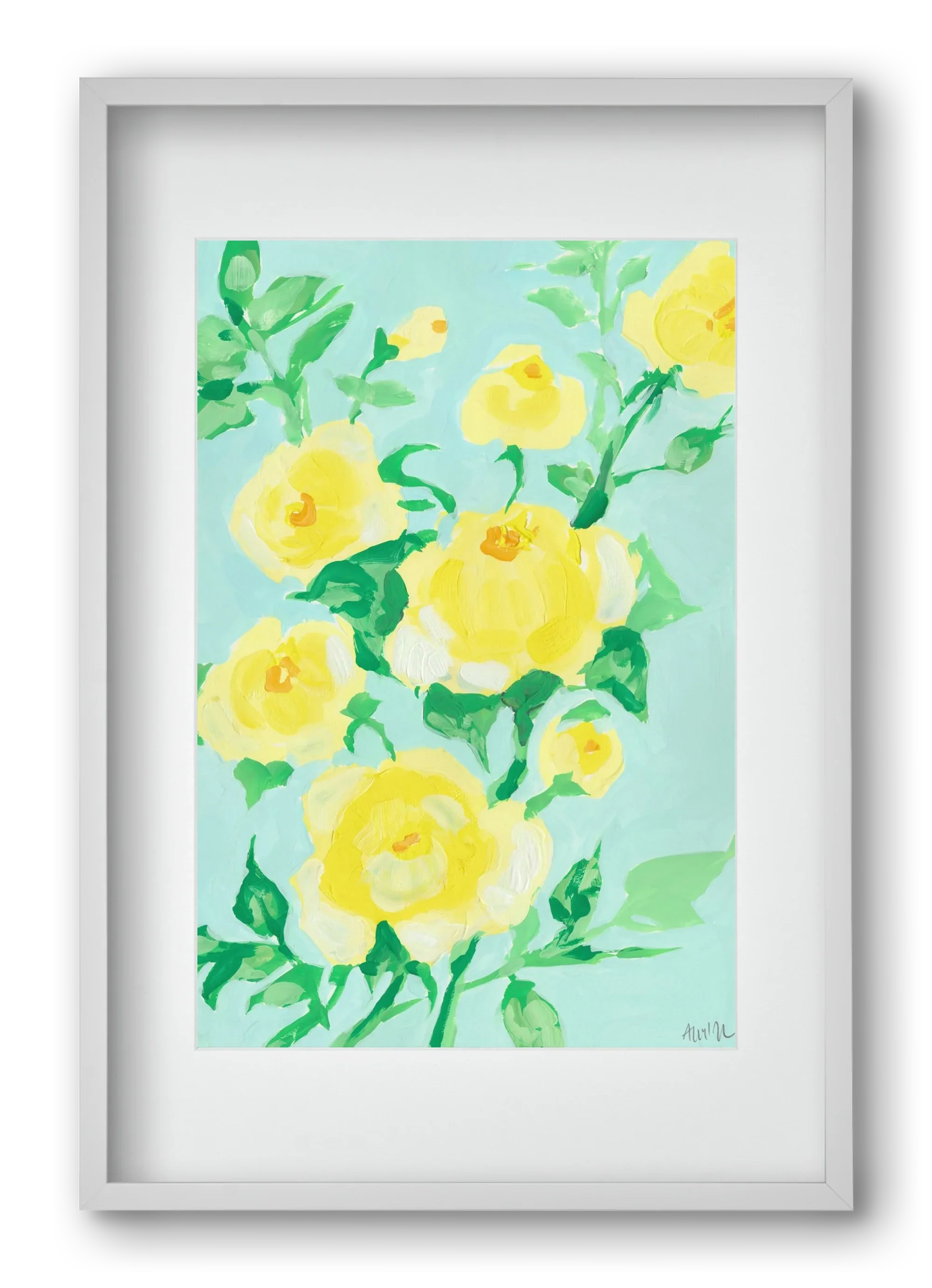 Lemon roses - artbridge