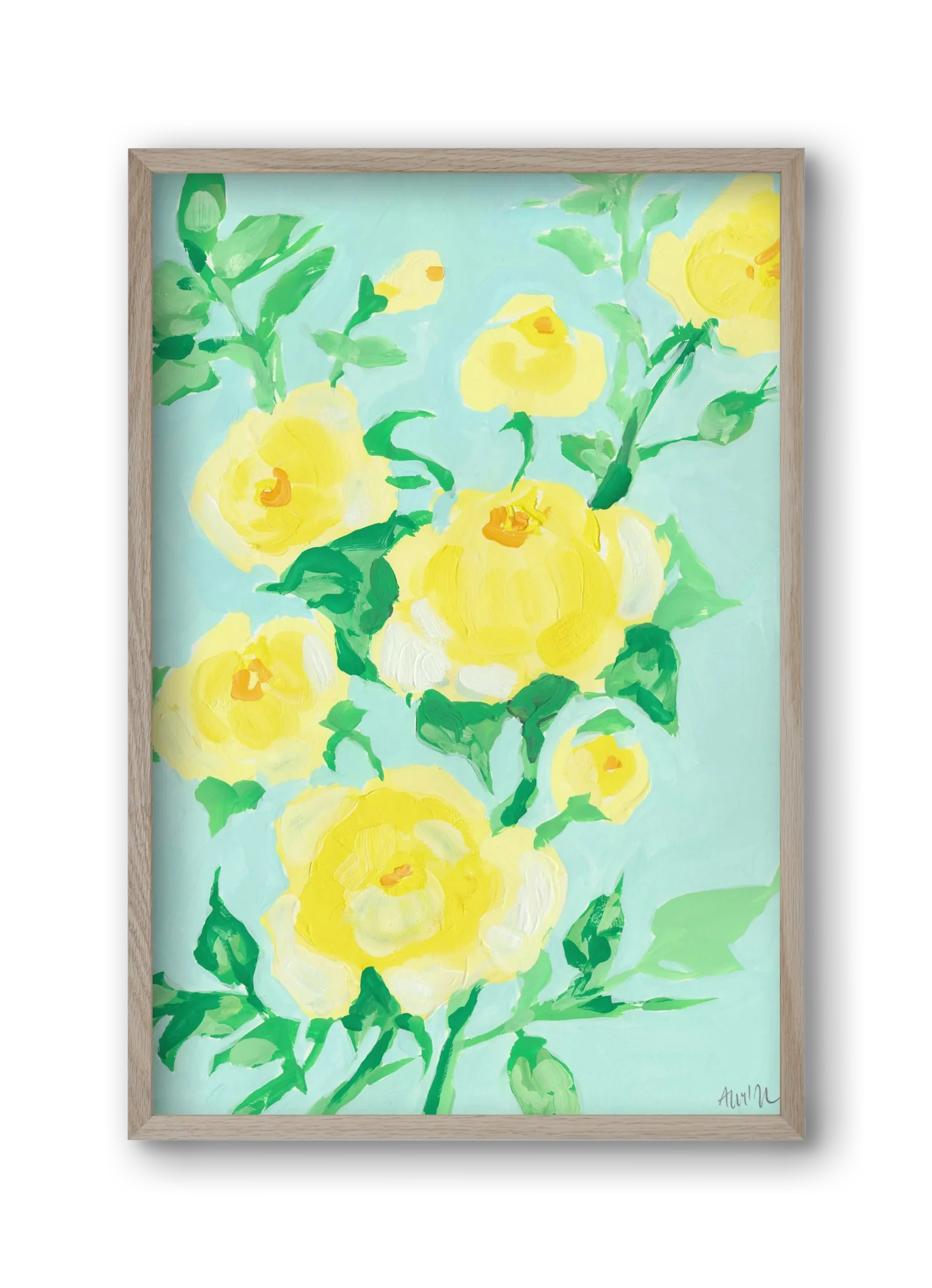 Lemon roses - artbridge