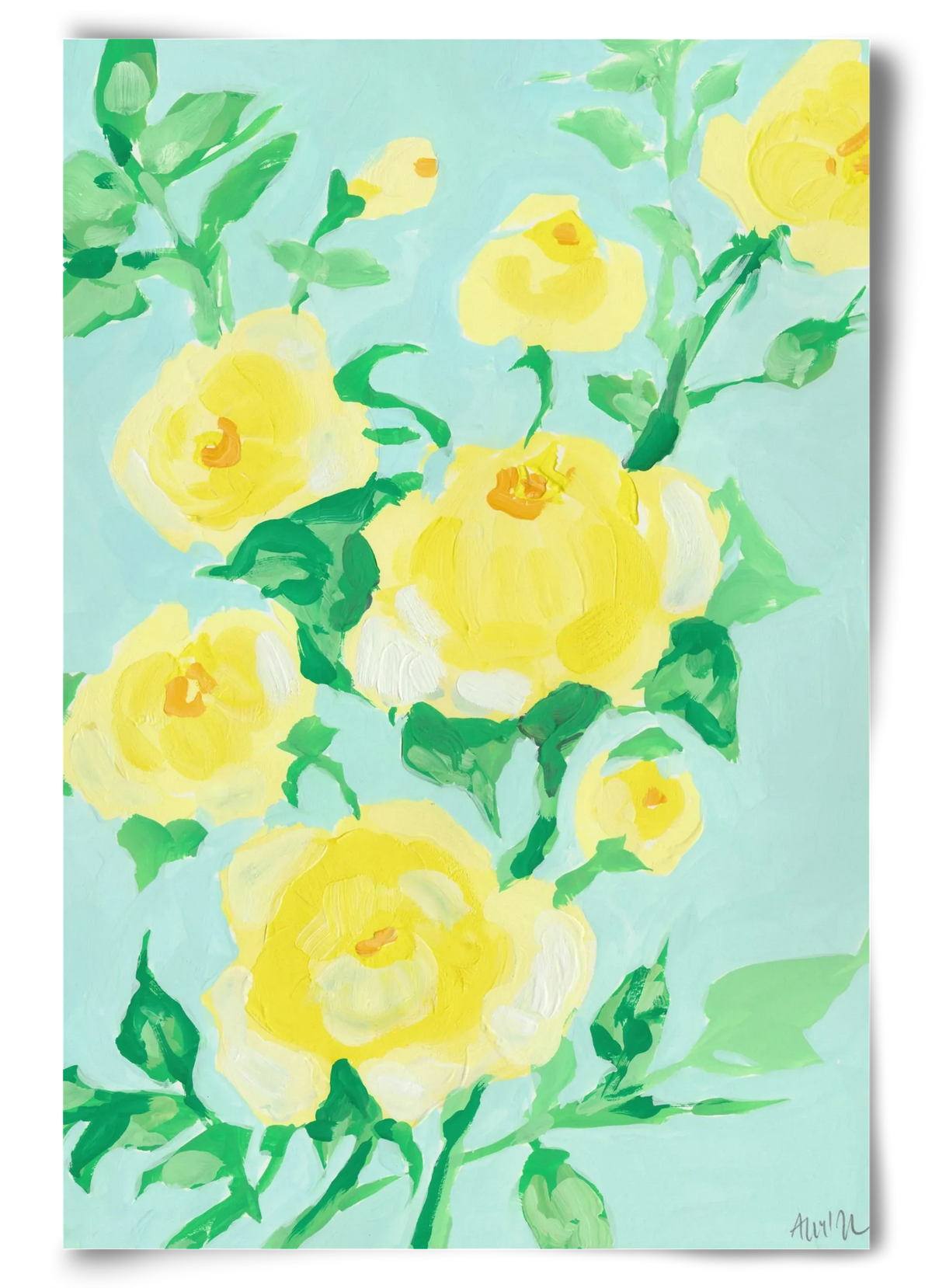 Lemon roses - artbridge
