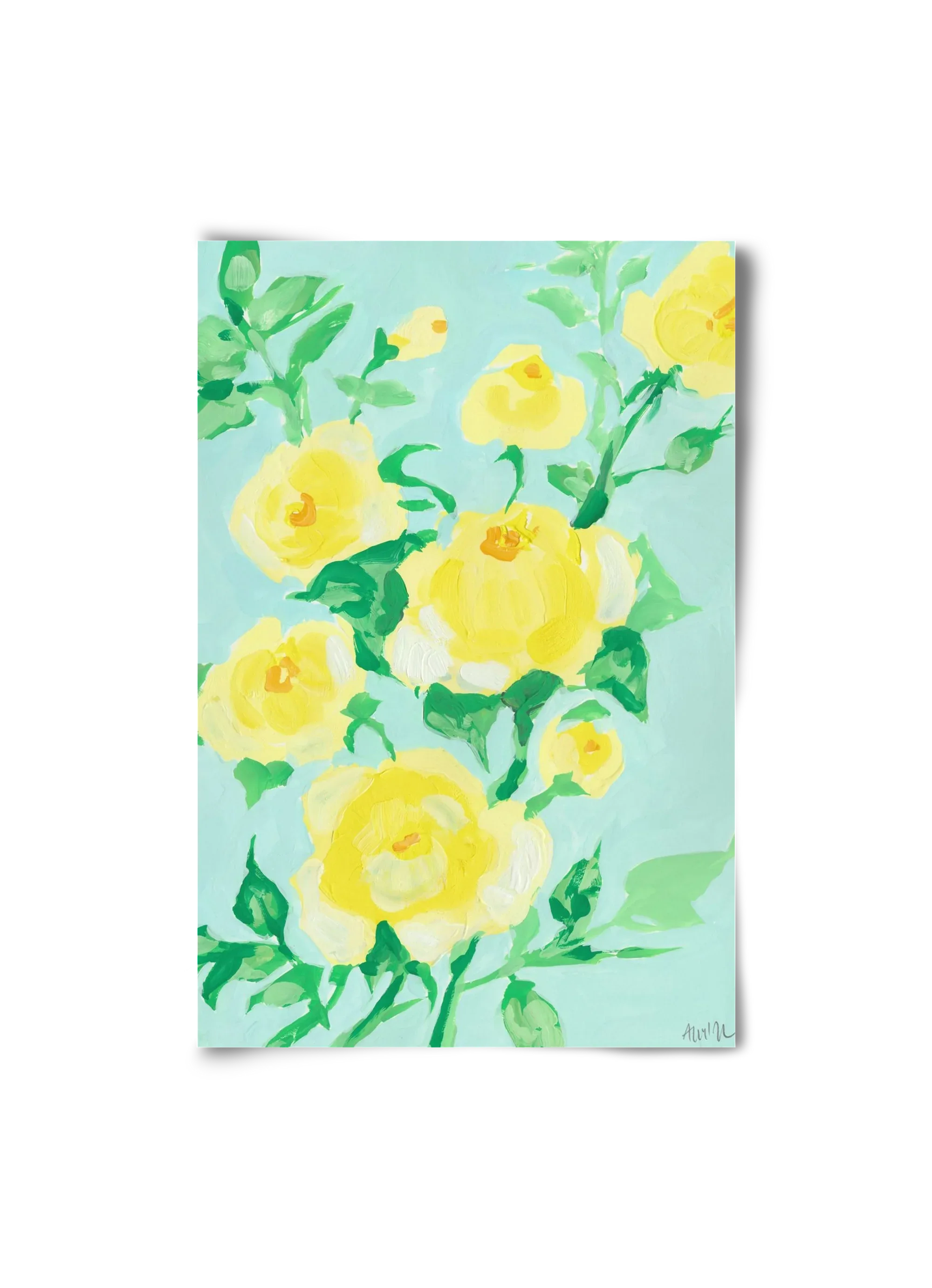 Lemon roses - artbridge