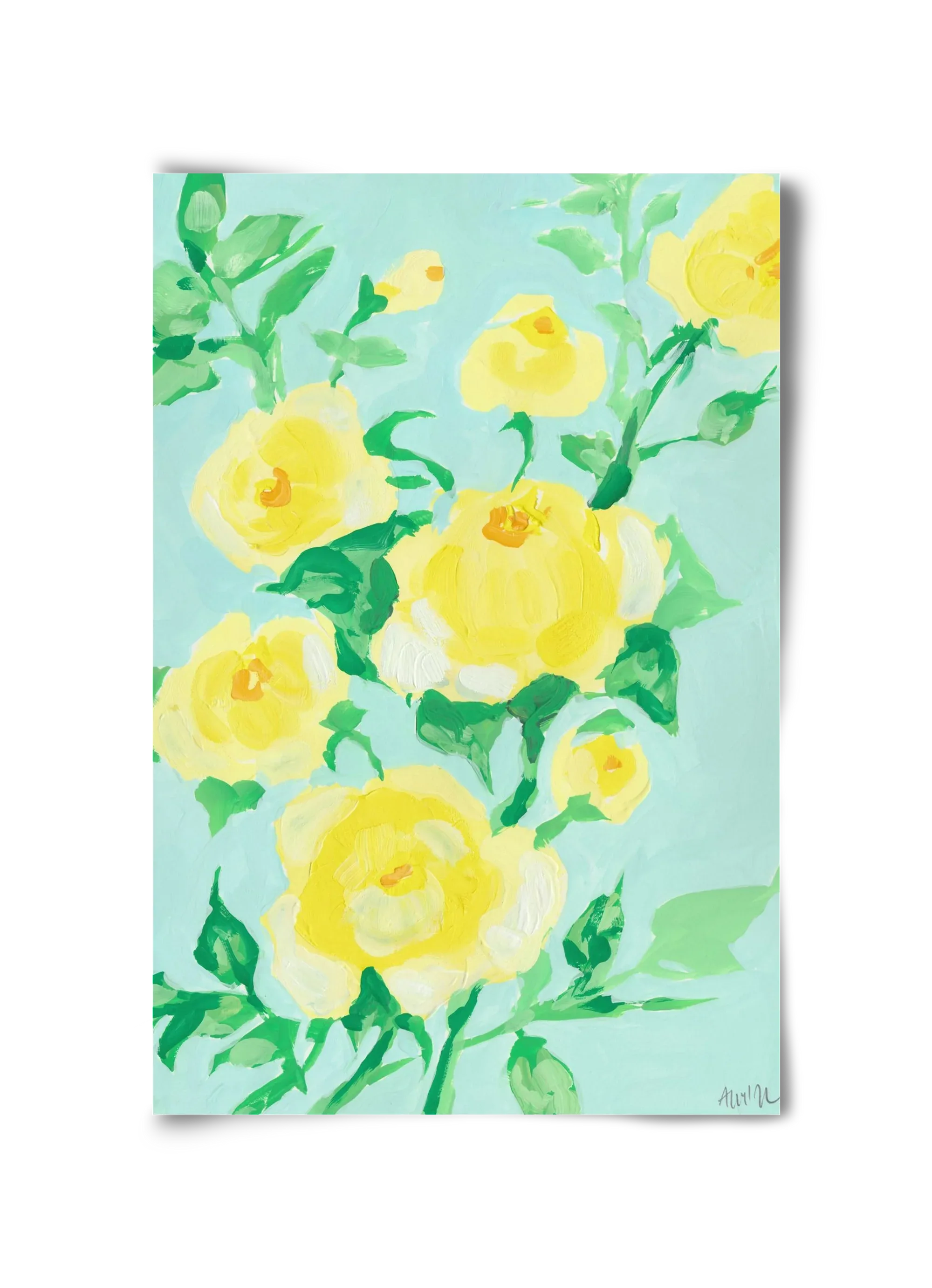 Lemon roses - artbridge