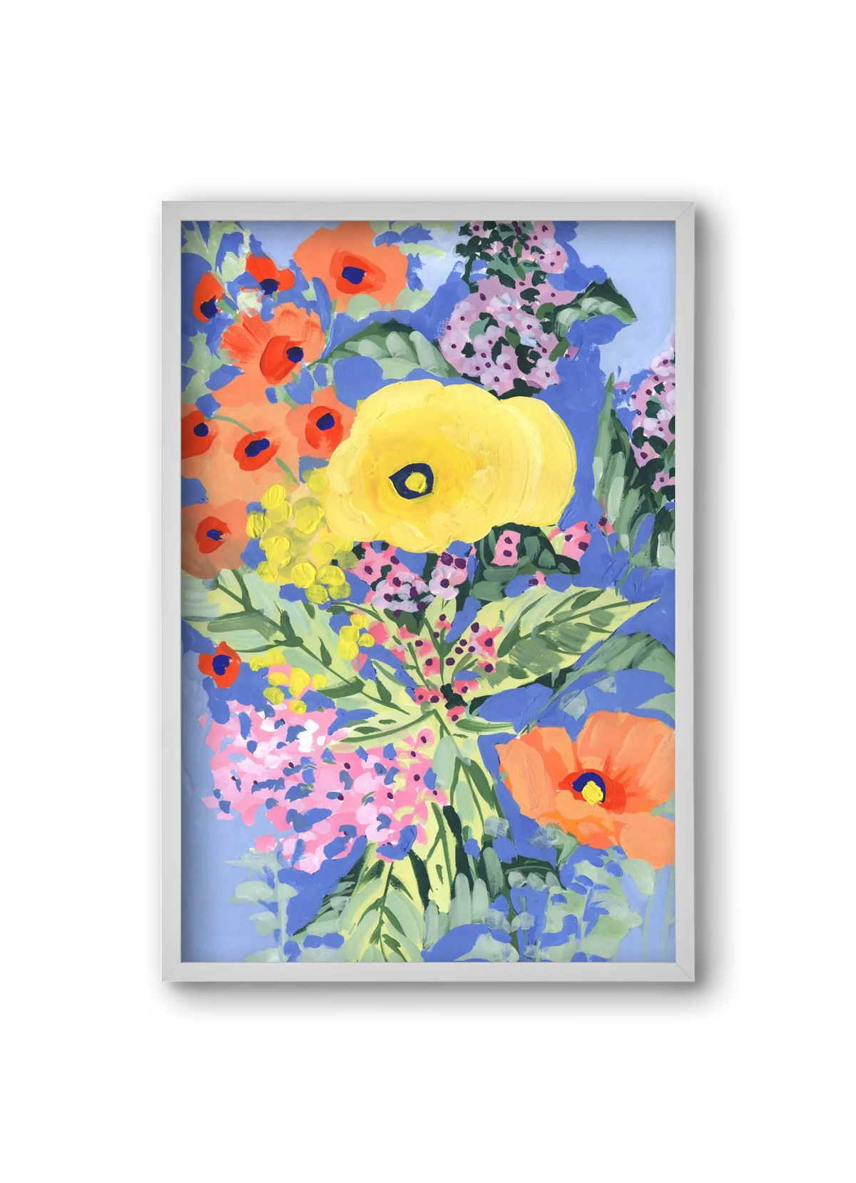 Yellow and orange poppies - artbridge