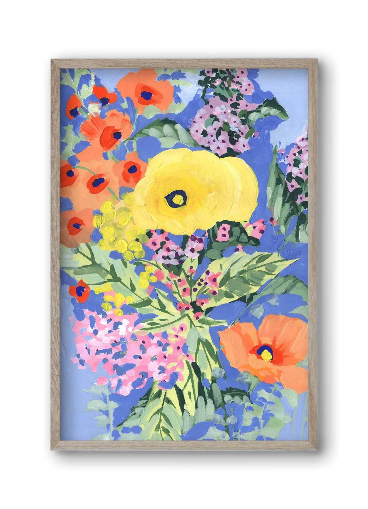 Yellow and orange poppies - artbridge