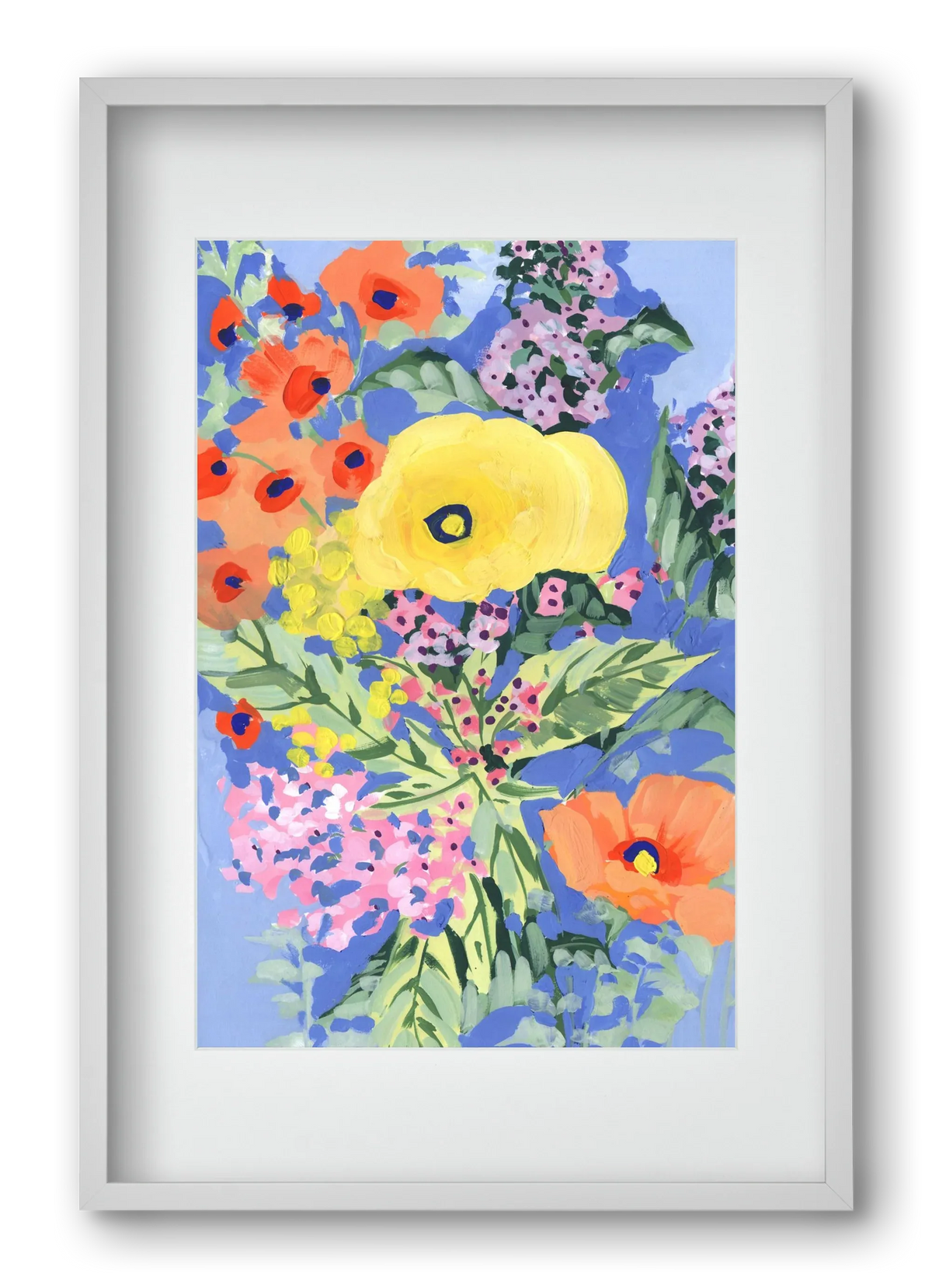 Yellow and orange poppies - artbridge