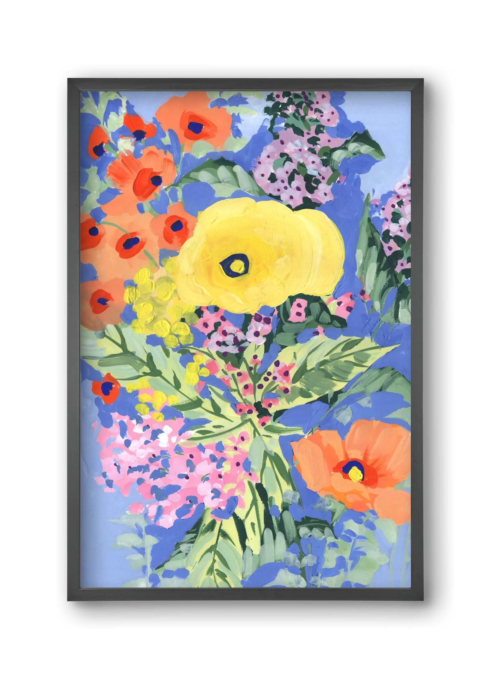 Yellow and orange poppies - artbridge