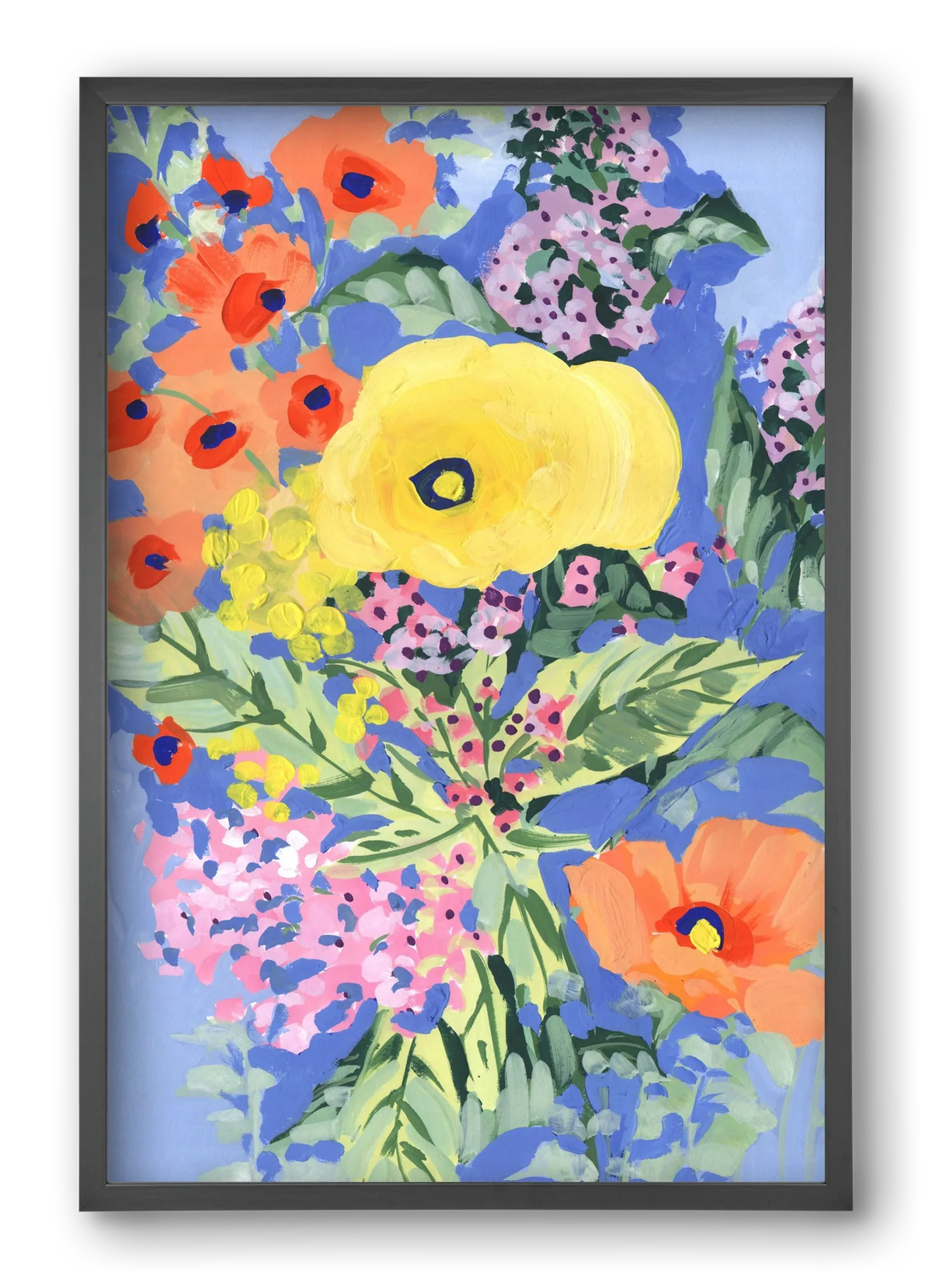 Yellow and orange poppies - artbridge