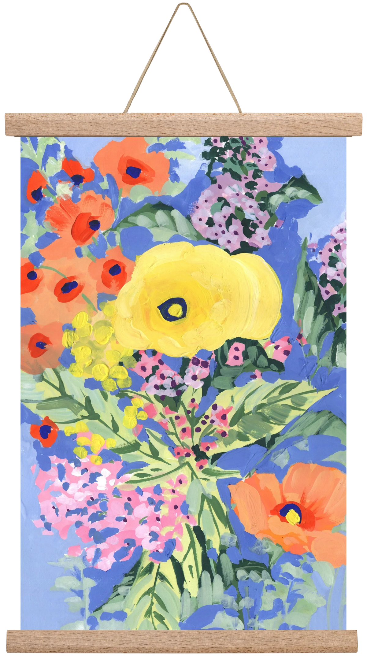Yellow and orange poppies - artbridge