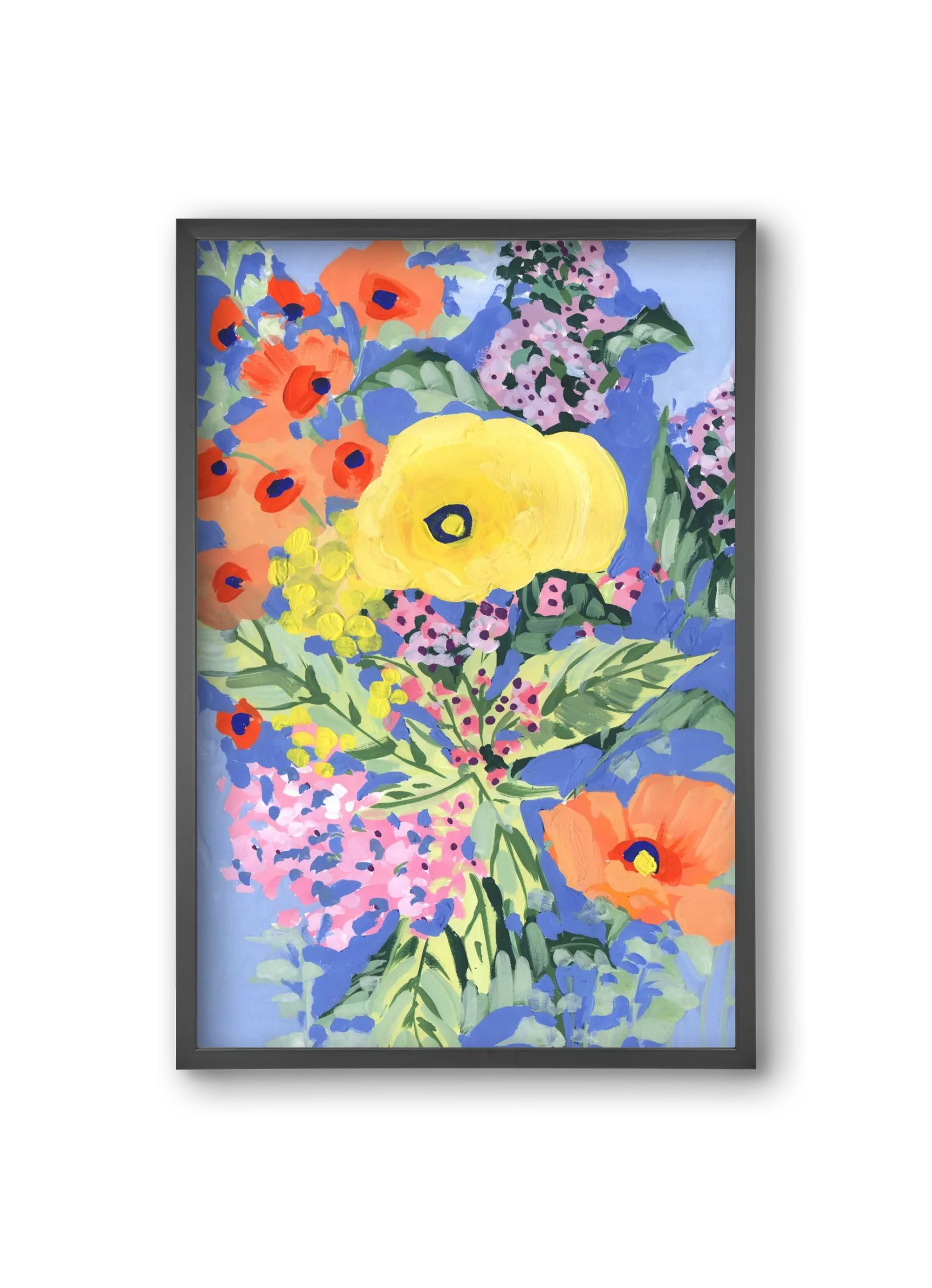 Yellow and orange poppies - artbridge
