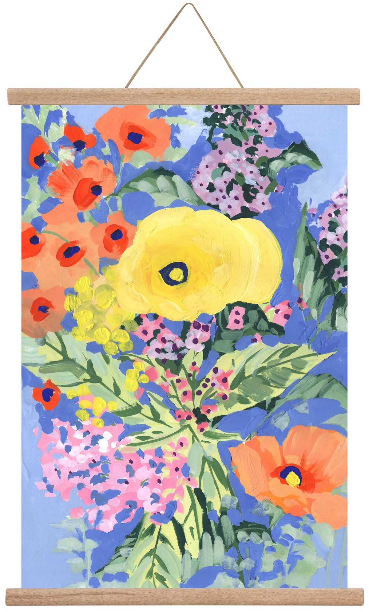 Yellow and orange poppies - artbridge
