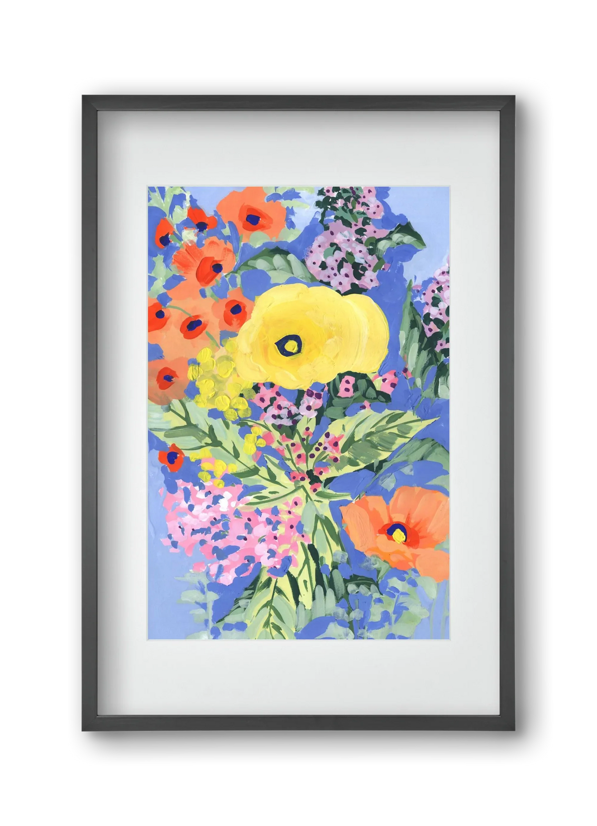 Yellow and orange poppies - artbridge