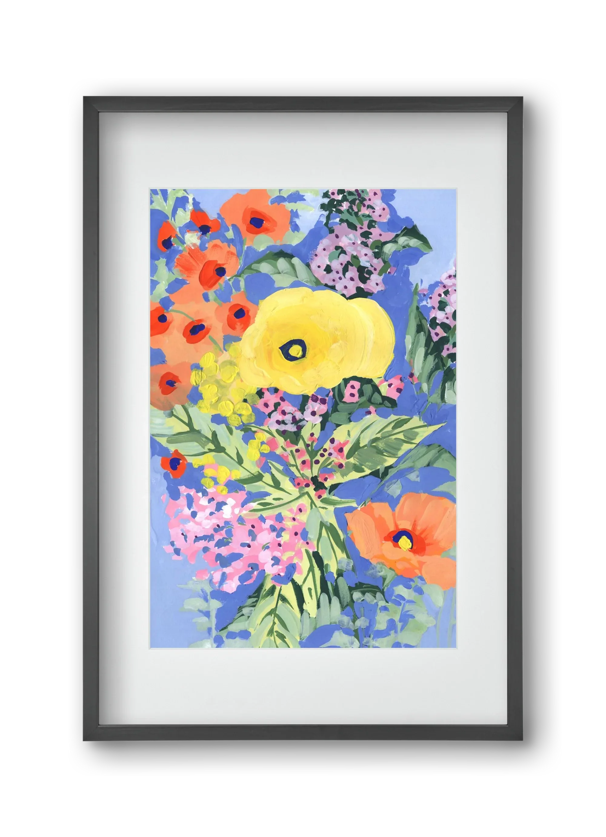 Yellow and orange poppies - artbridge