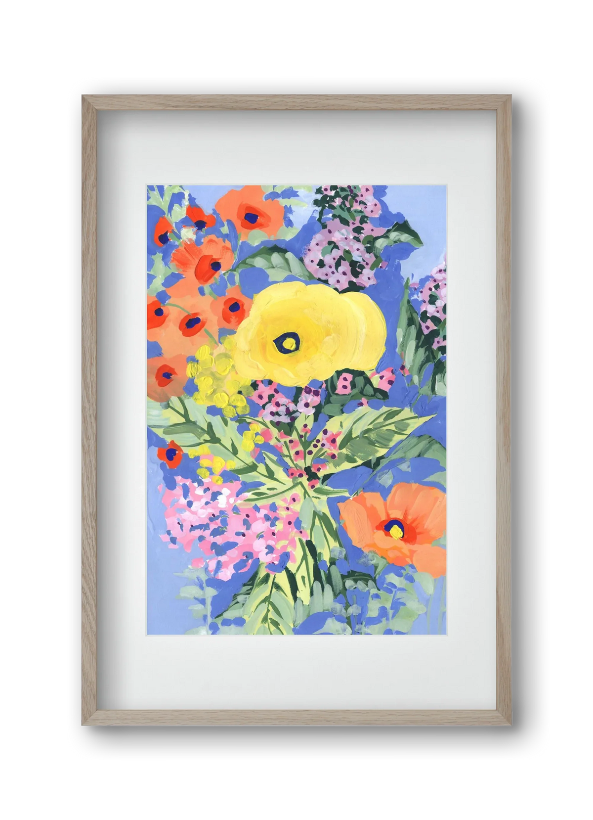 Yellow and orange poppies - artbridge