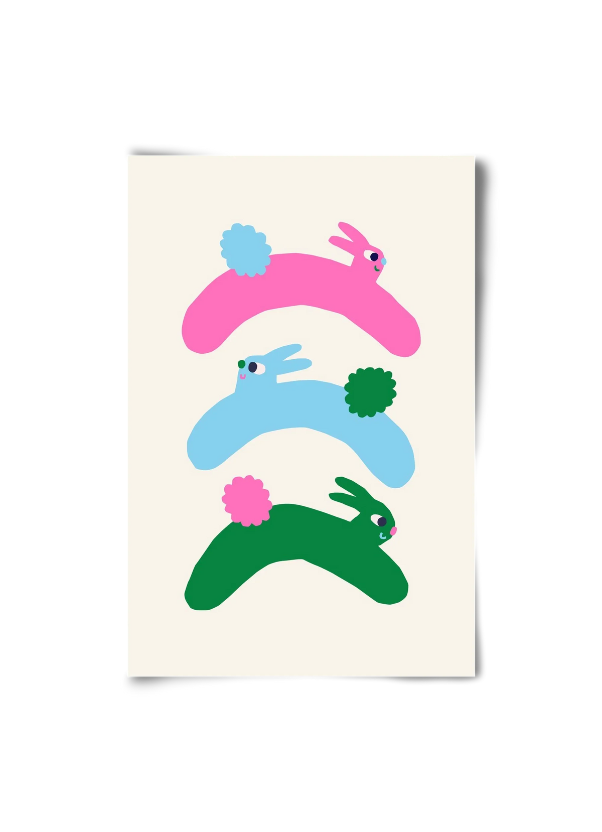 Colourful Bunnies - artbridge