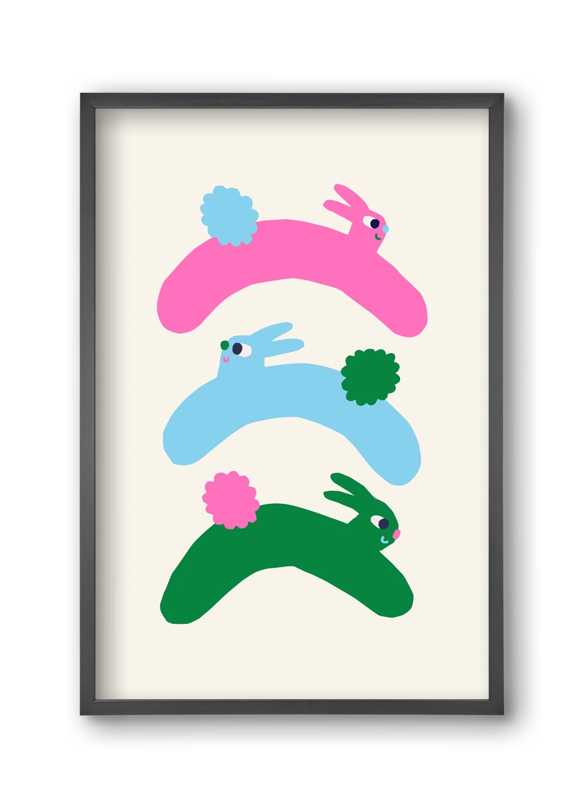 Colourful Bunnies - artbridge