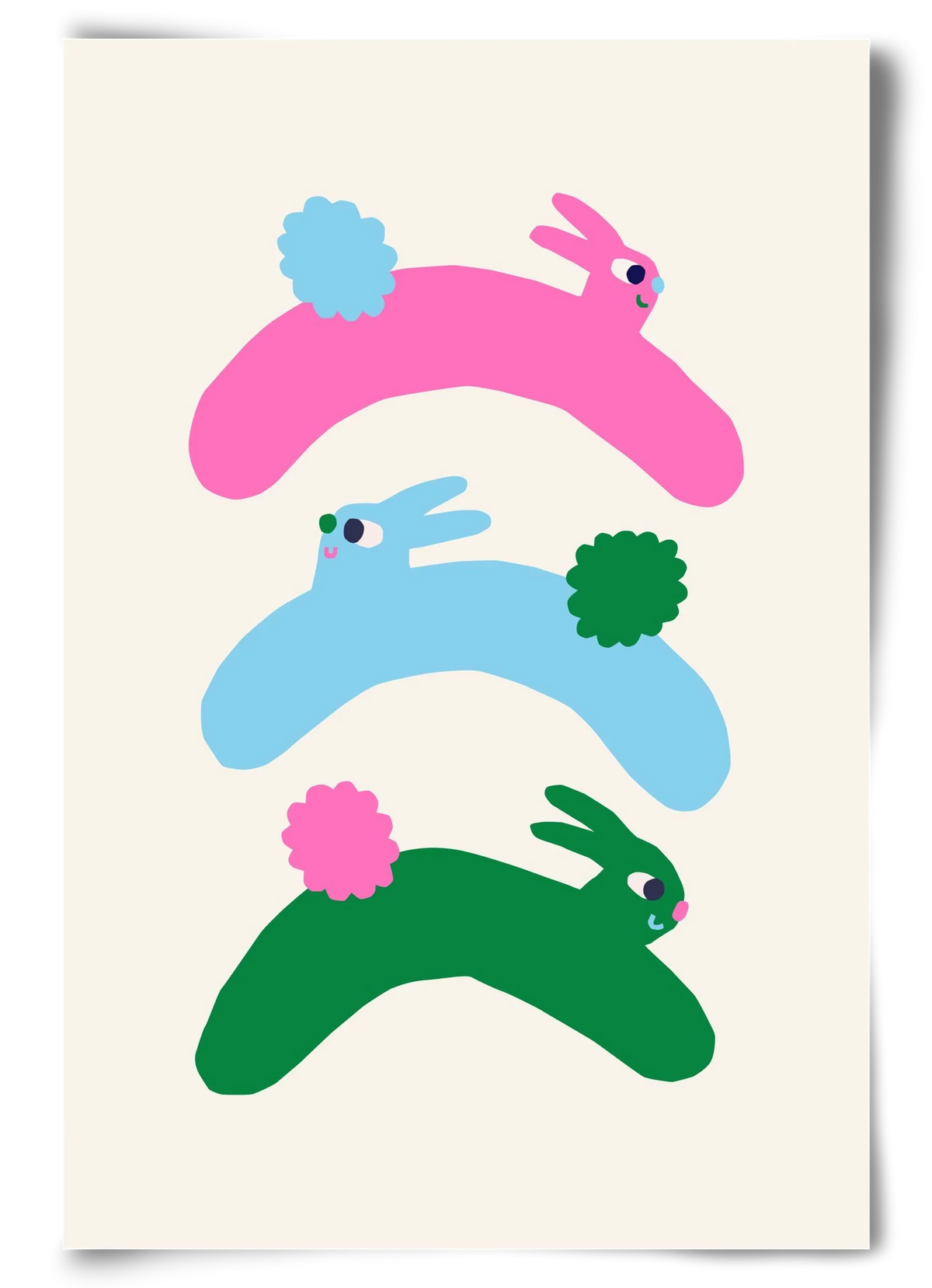 Colourful Bunnies - artbridge