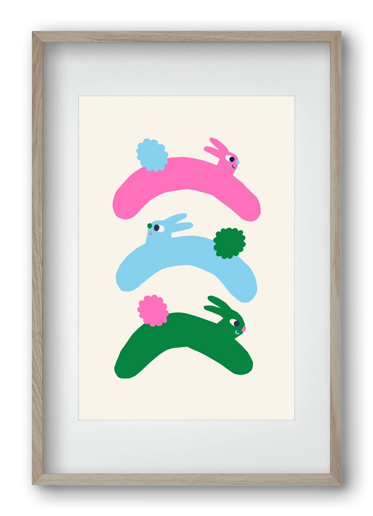 Colourful Bunnies - artbridge