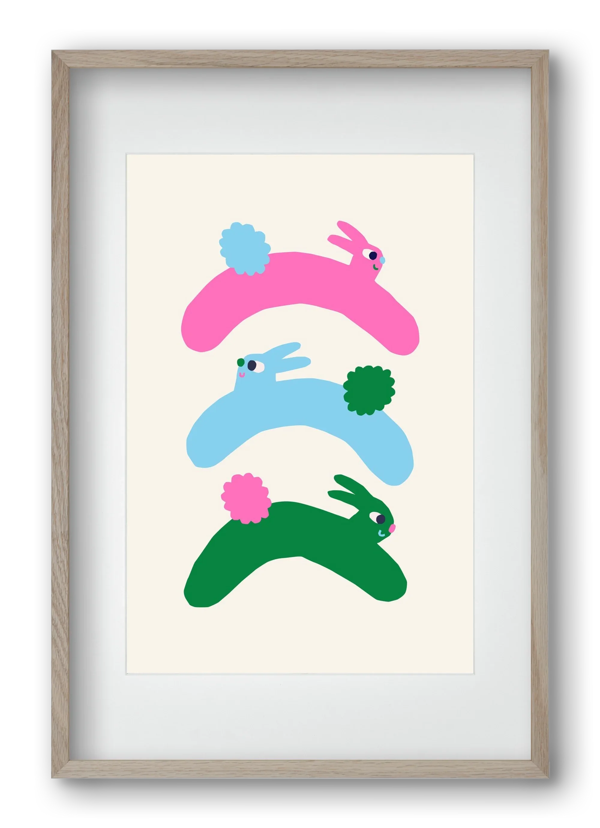 Colourful Bunnies - artbridge