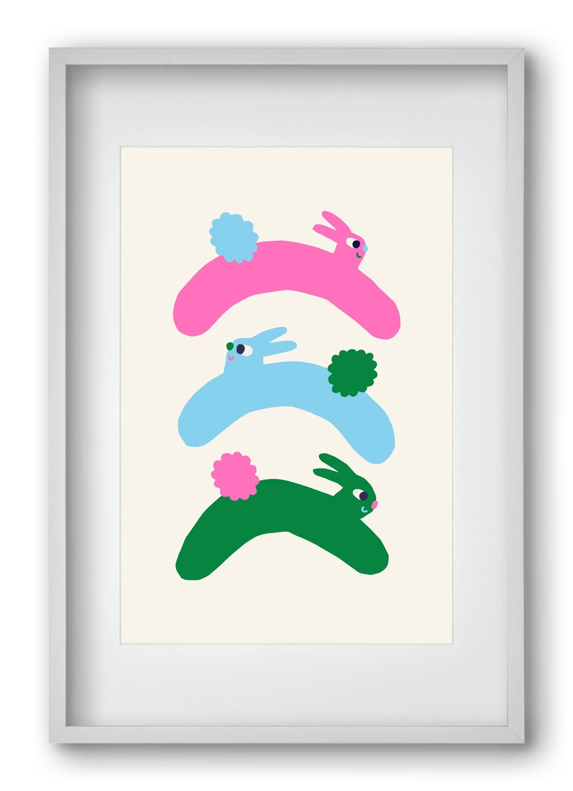 Colourful Bunnies - artbridge