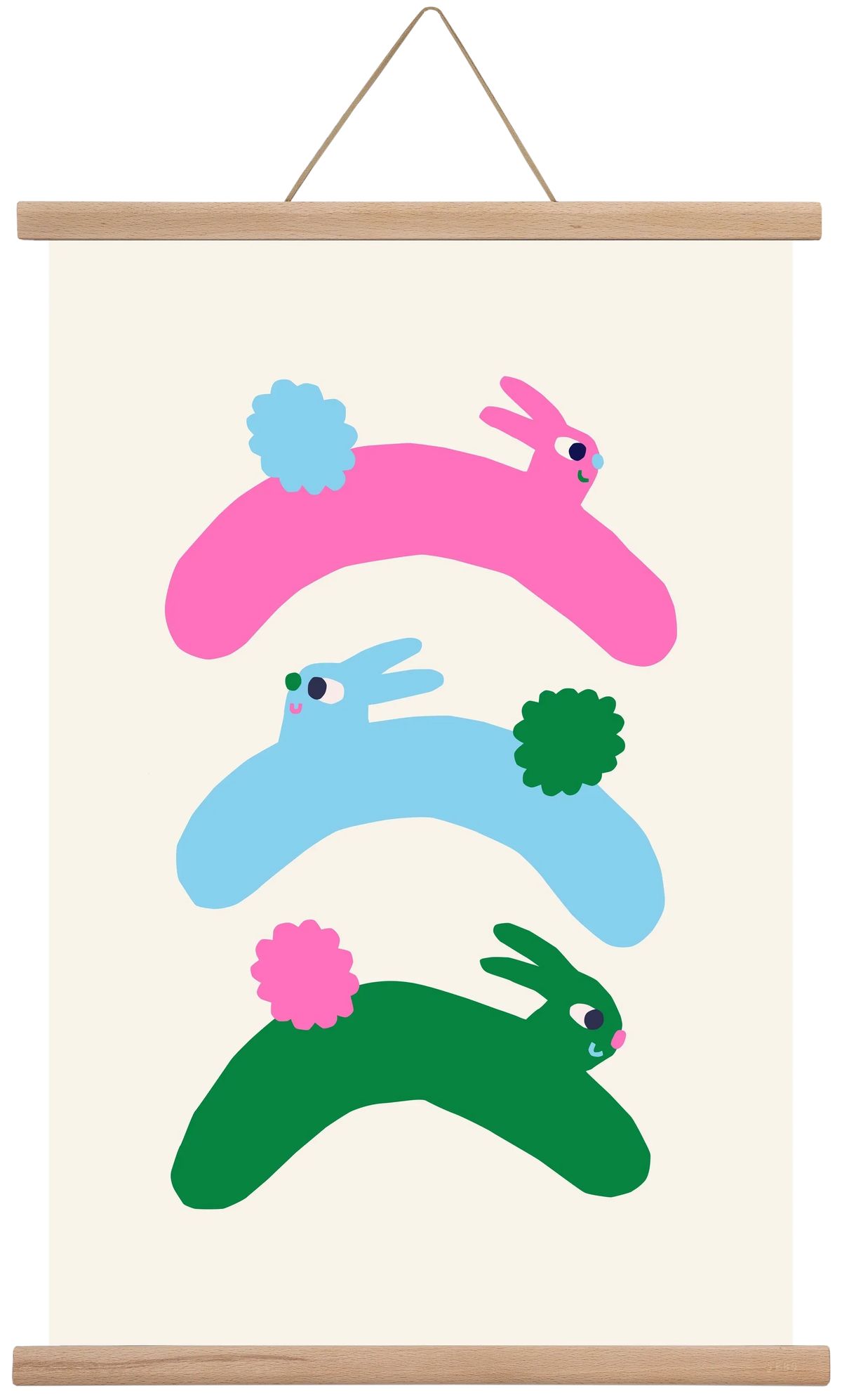 Colourful Bunnies - artbridge