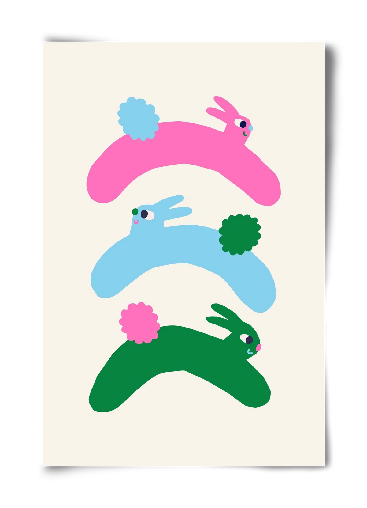 Colourful Bunnies - artbridge