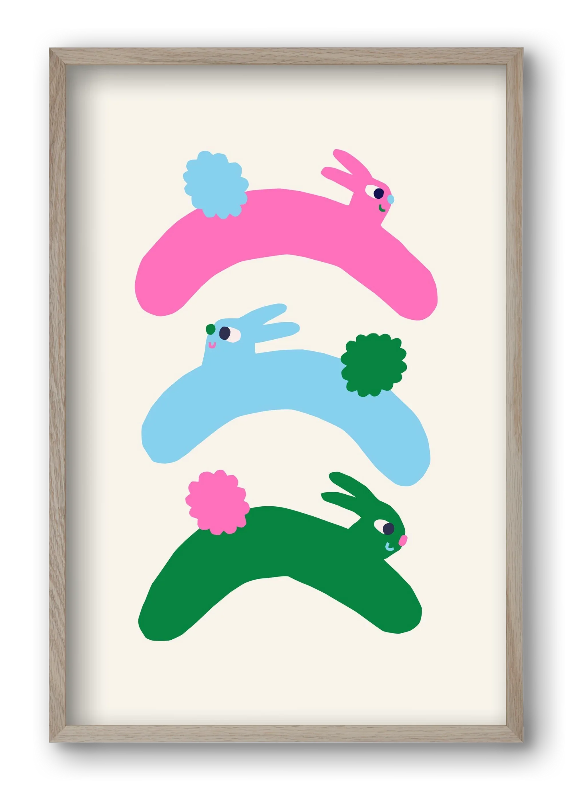 Colourful Bunnies - artbridge