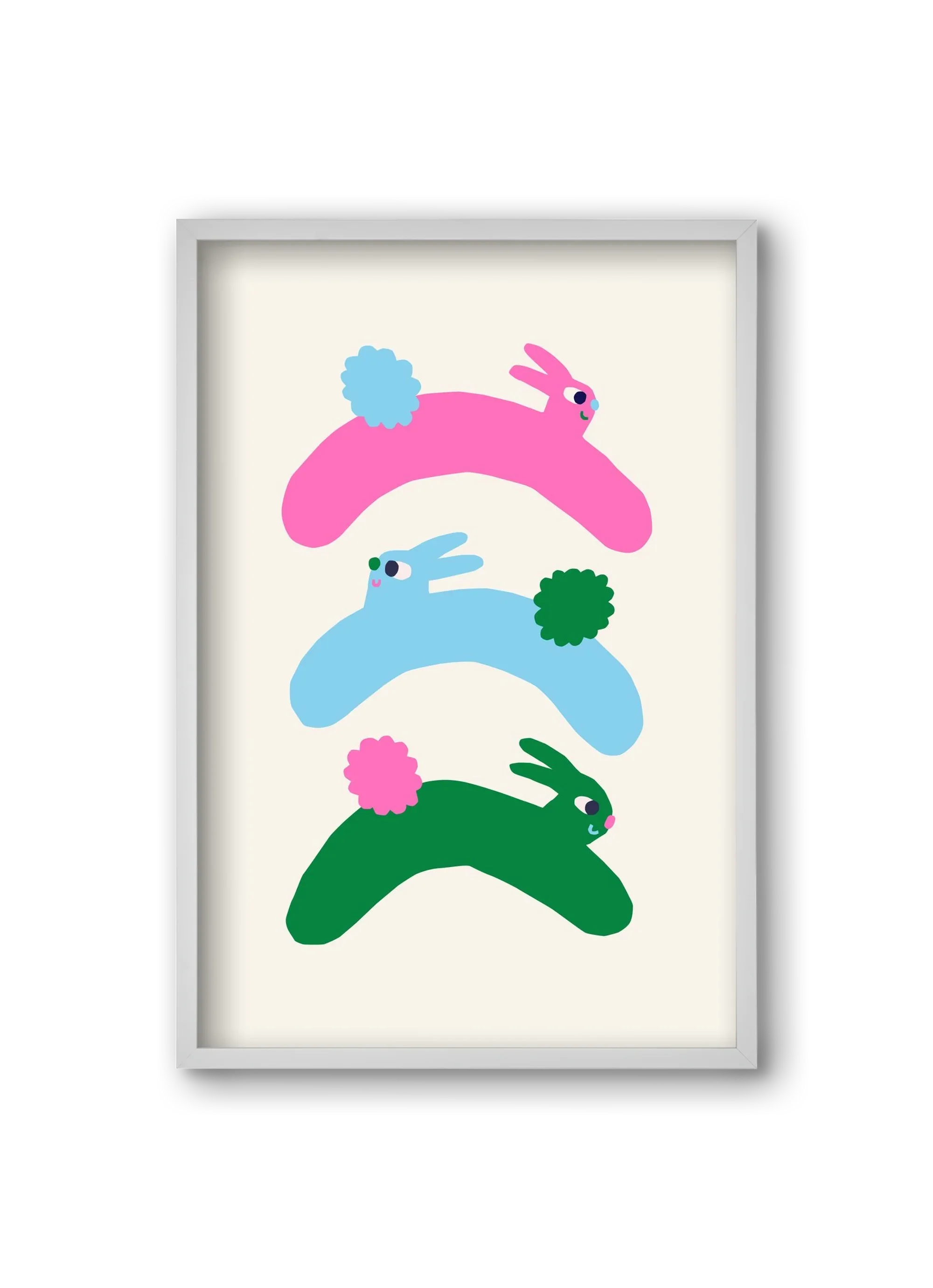 Colourful Bunnies - artbridge