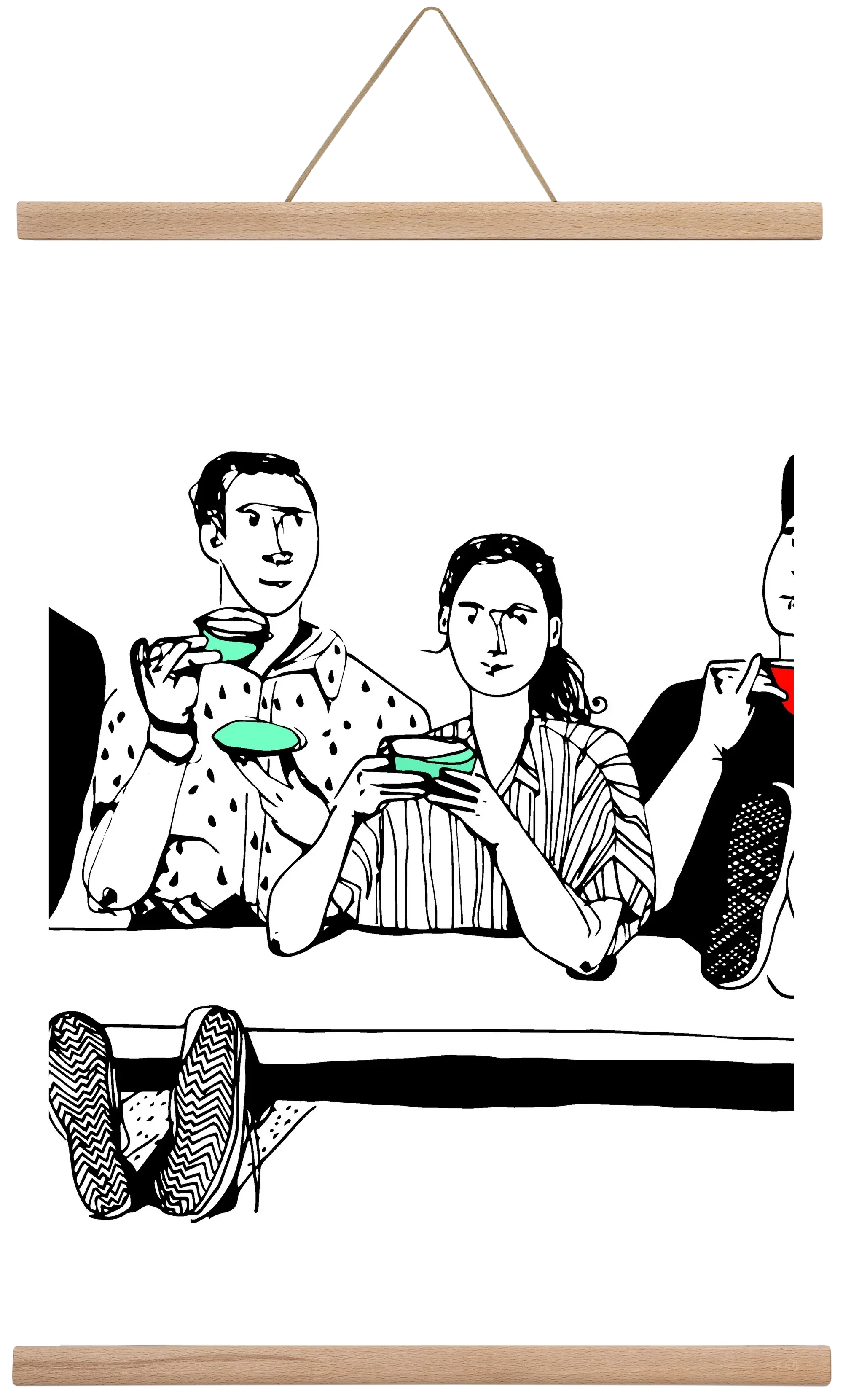 coffee with friends - artbridge