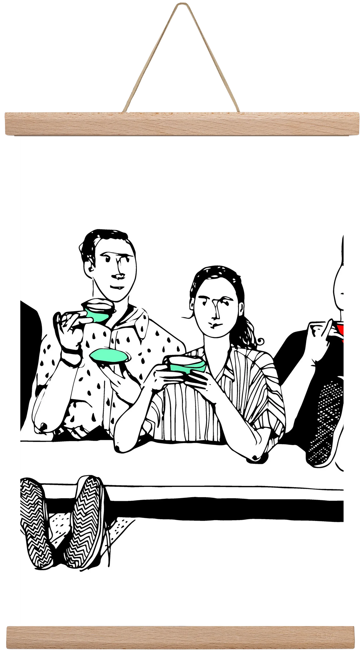 coffee with friends - artbridge